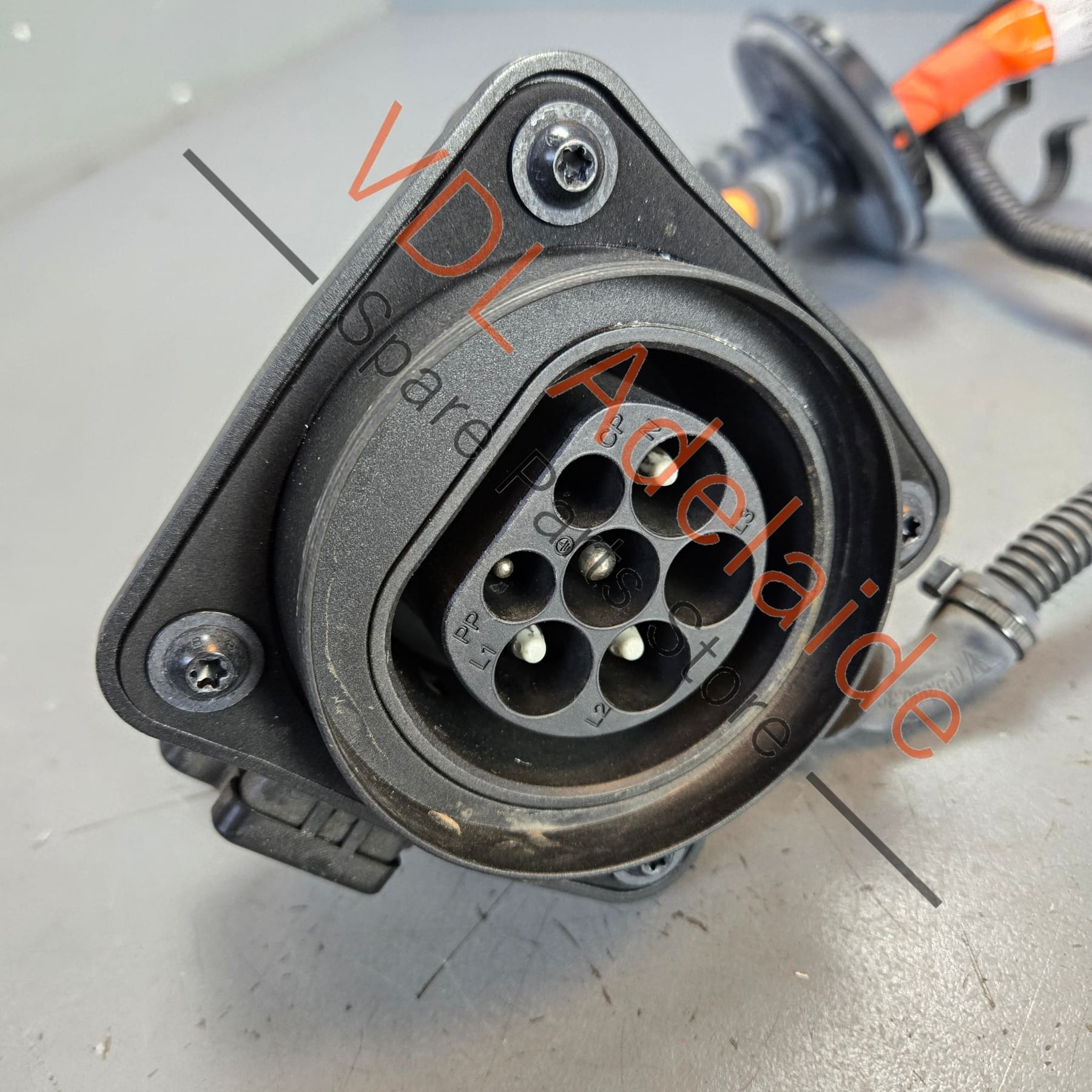Porsche Panamera 7.2kw Hybrid Charging Socket Wire Cable & Plug 971971676AS 7PP915651 - Image 2