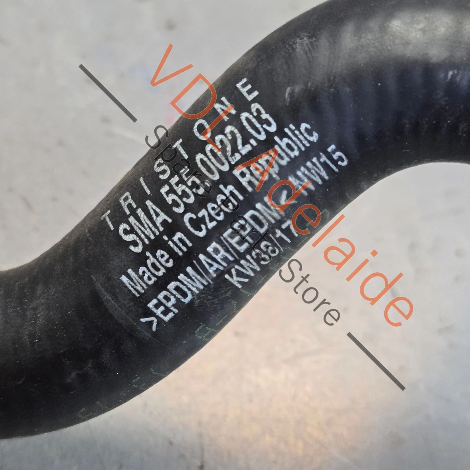 Porsche Panamera 971 Coolant Pipe 971819314K  971819314G - Image 5