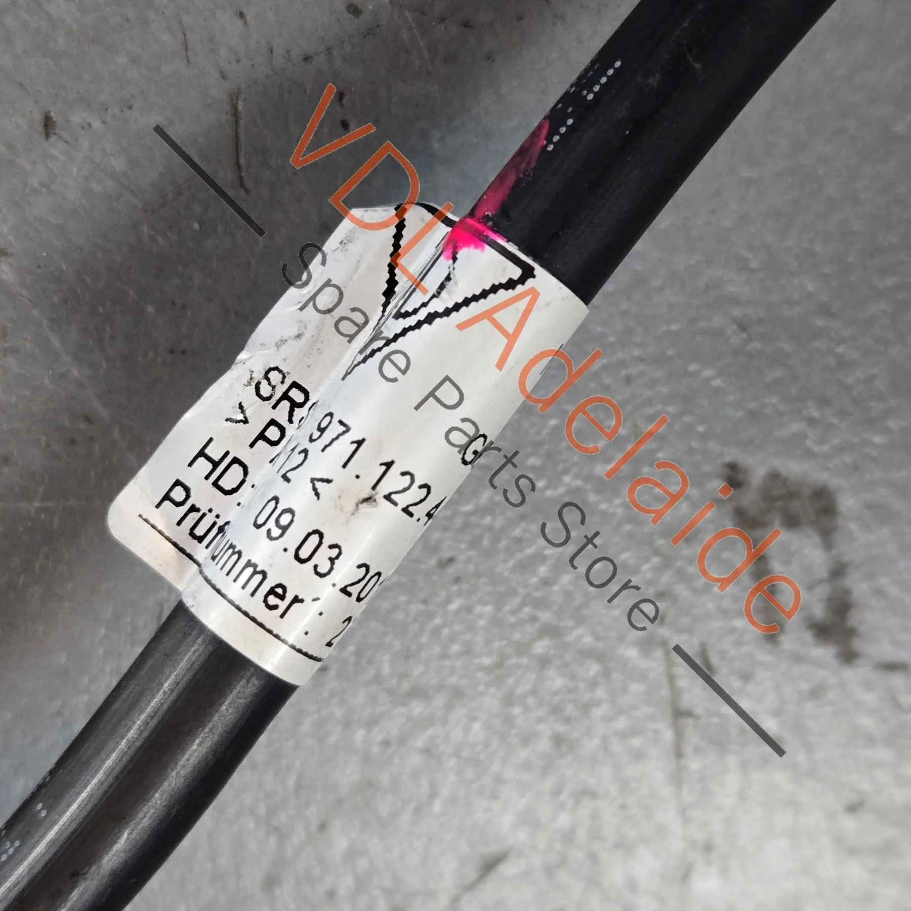 2017-2020 Porsche Panamera 3.0L Coolant Reservoir Breather Vent Pipe Hose 971122447K - Image 2