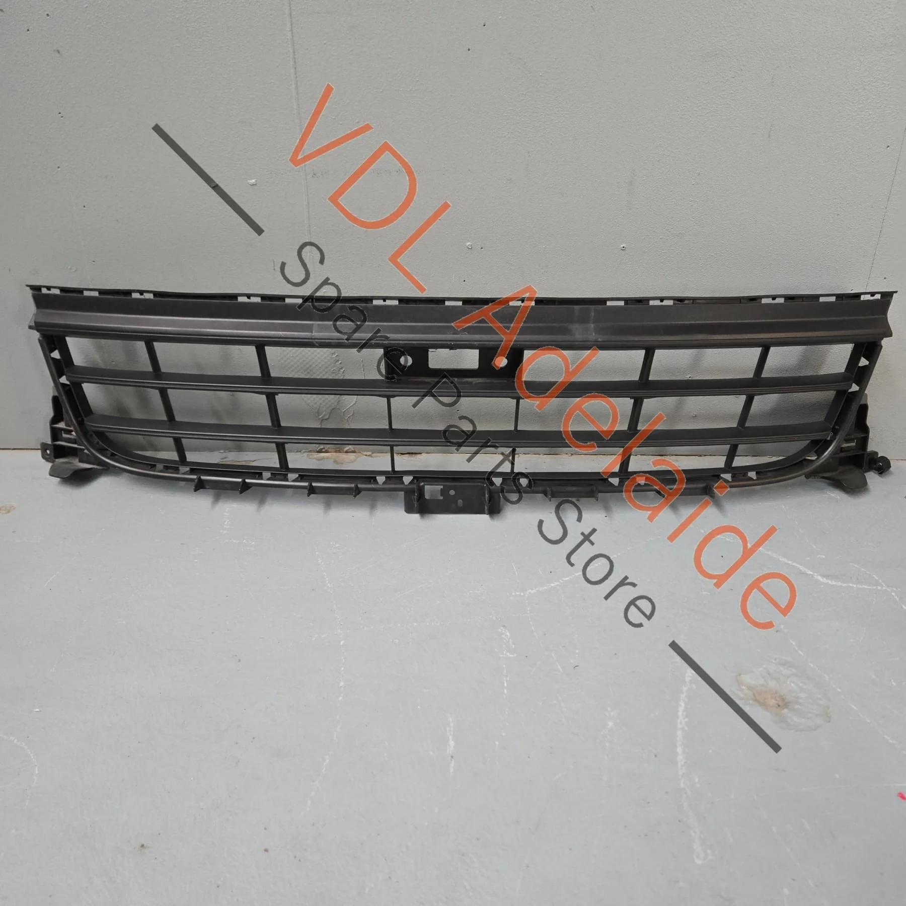 Porsche Panamera Front Bumper Middle Radiator Grille 971807683B OK1 Matt Black