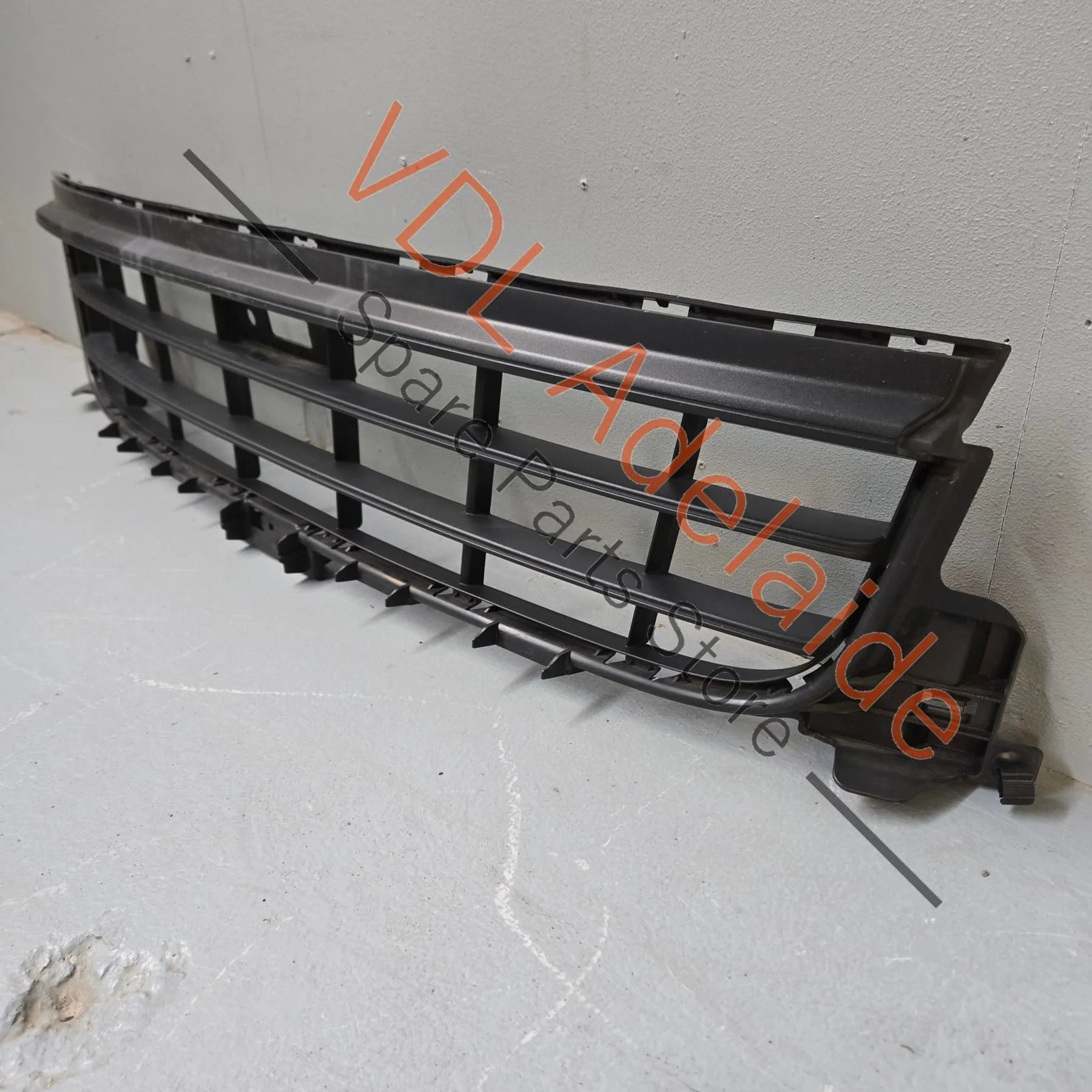 Porsche Panamera Front Bumper Middle Radiator Grille 971807683B OK1 Matt Black - Image 3