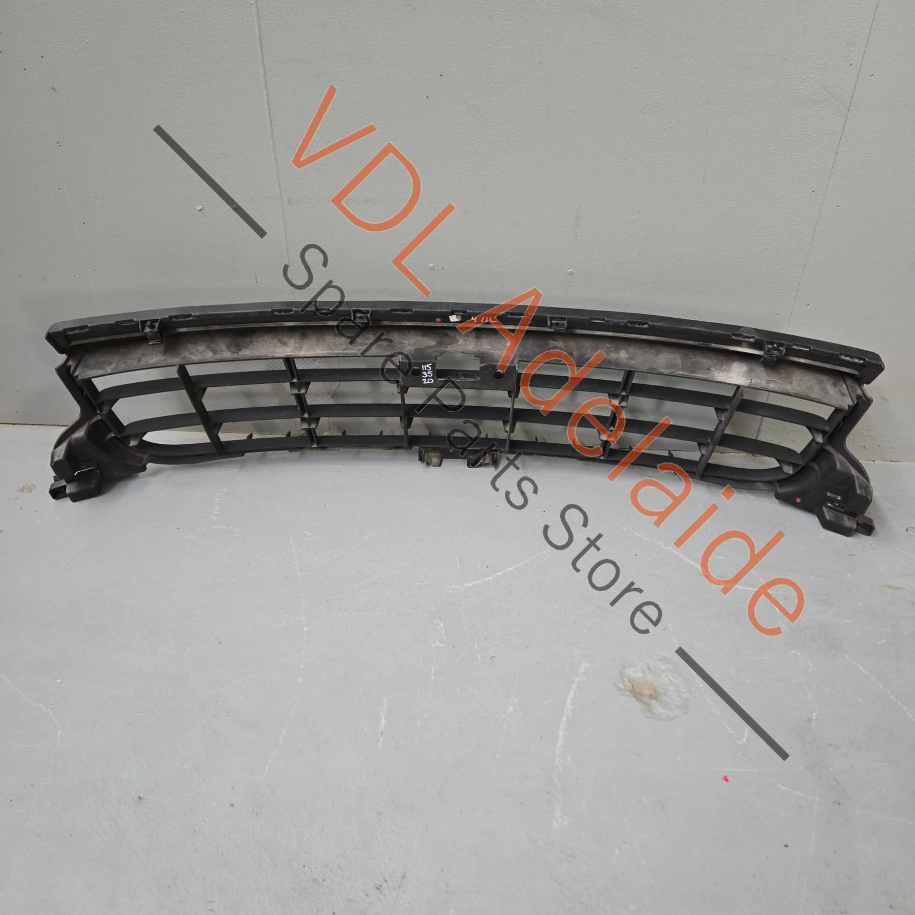 Porsche Panamera Front Bumper Middle Radiator Grille 971807683B OK1 Matt Black - Image 4