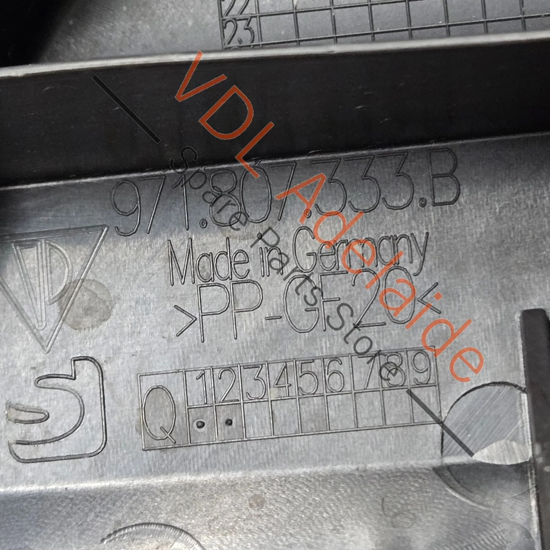Porsche Panamera 971 Front Lower Bumper Support Bracket 971803821B - Image 5