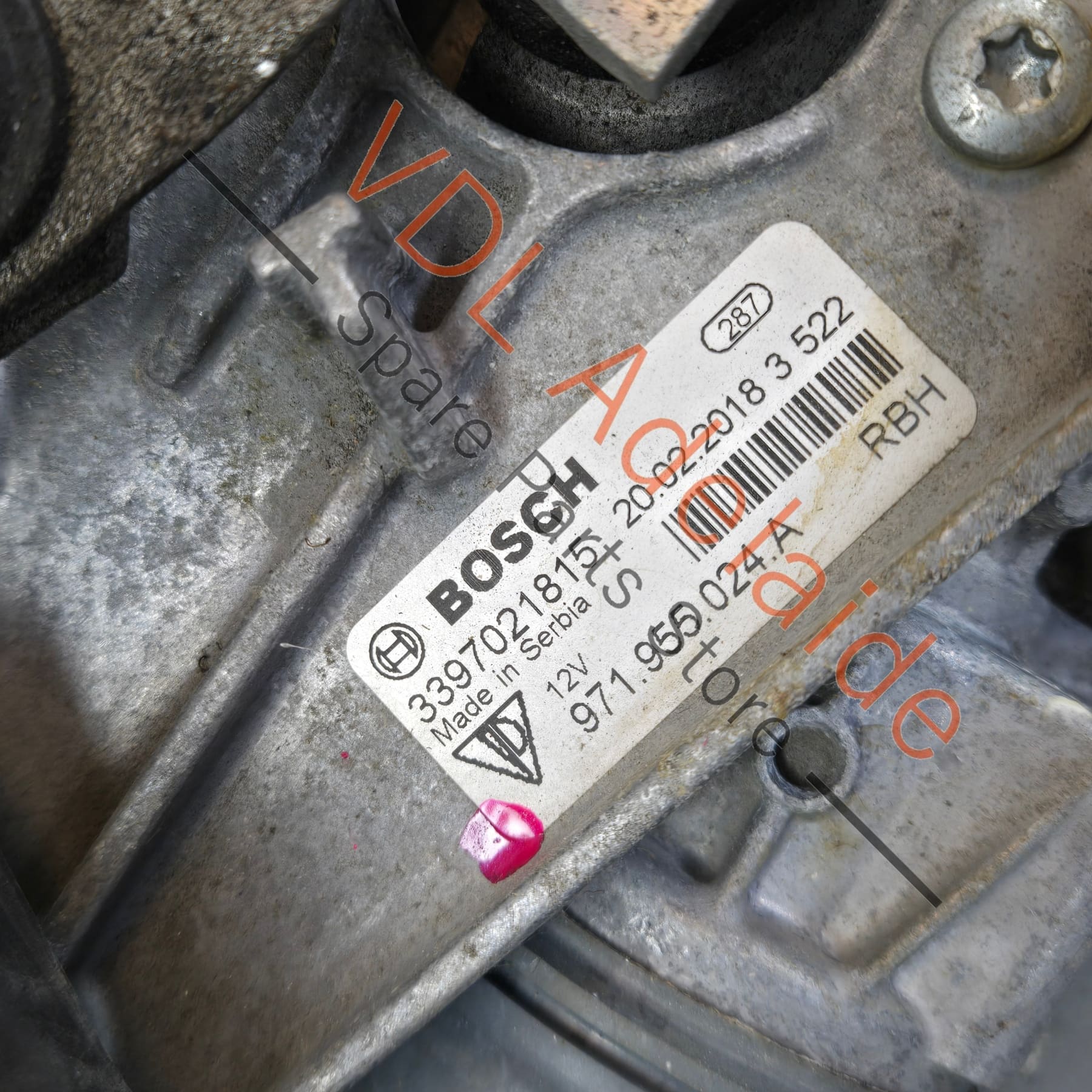 Porsche Panamera 971 Windscreen Wiper Motor RHD 971955024A - Image 5