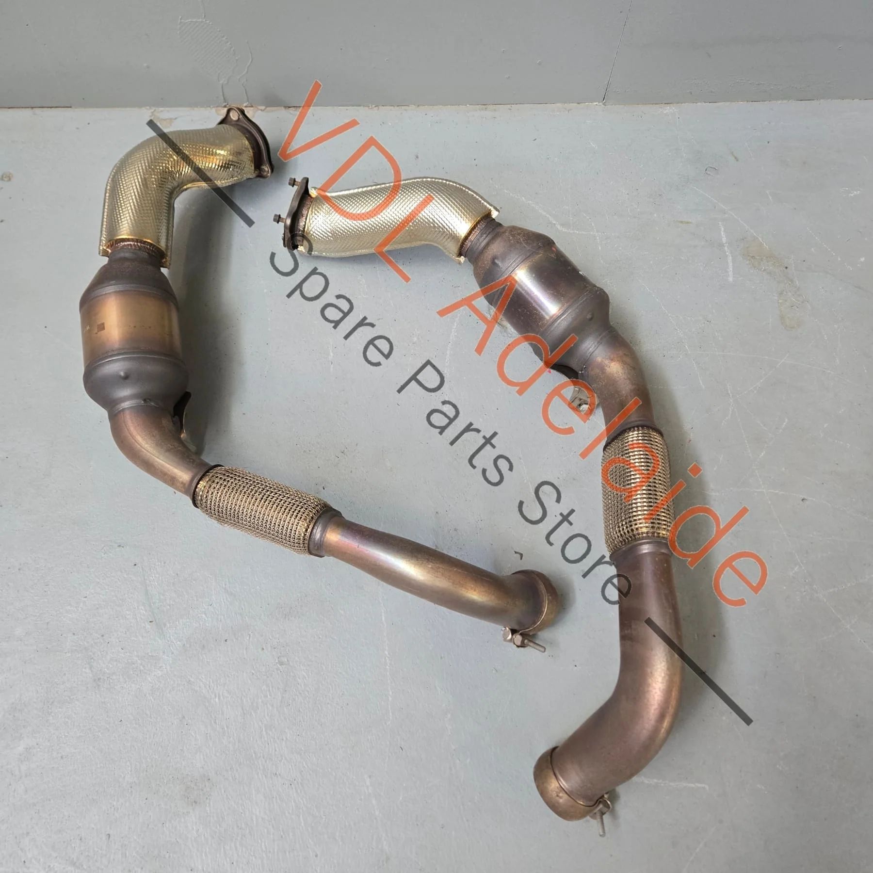 Porsche Panamera 2.9L V6 Left & Right Catalytic Converter Set 971254400G 971254450G