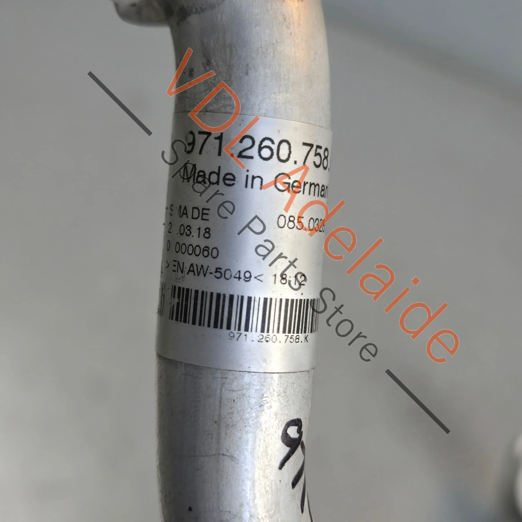 Porsche Panamera 971 V6 Refrigerant Gas AC Pressure Pipe Hose 971260758T 971260758K - Image 4