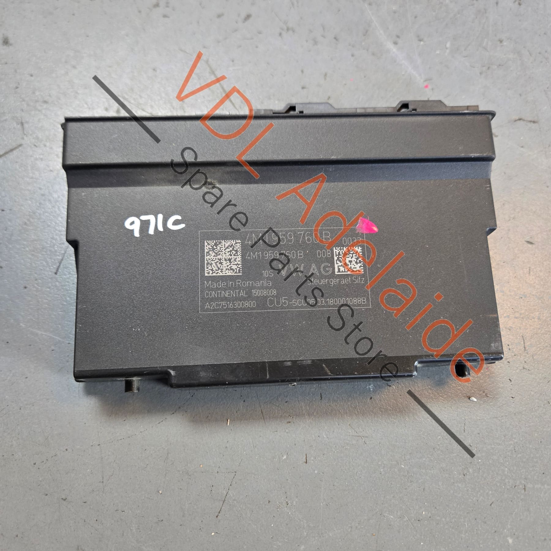Porsche Seat Control Module 4M1959760B 9A795976000 992959760B