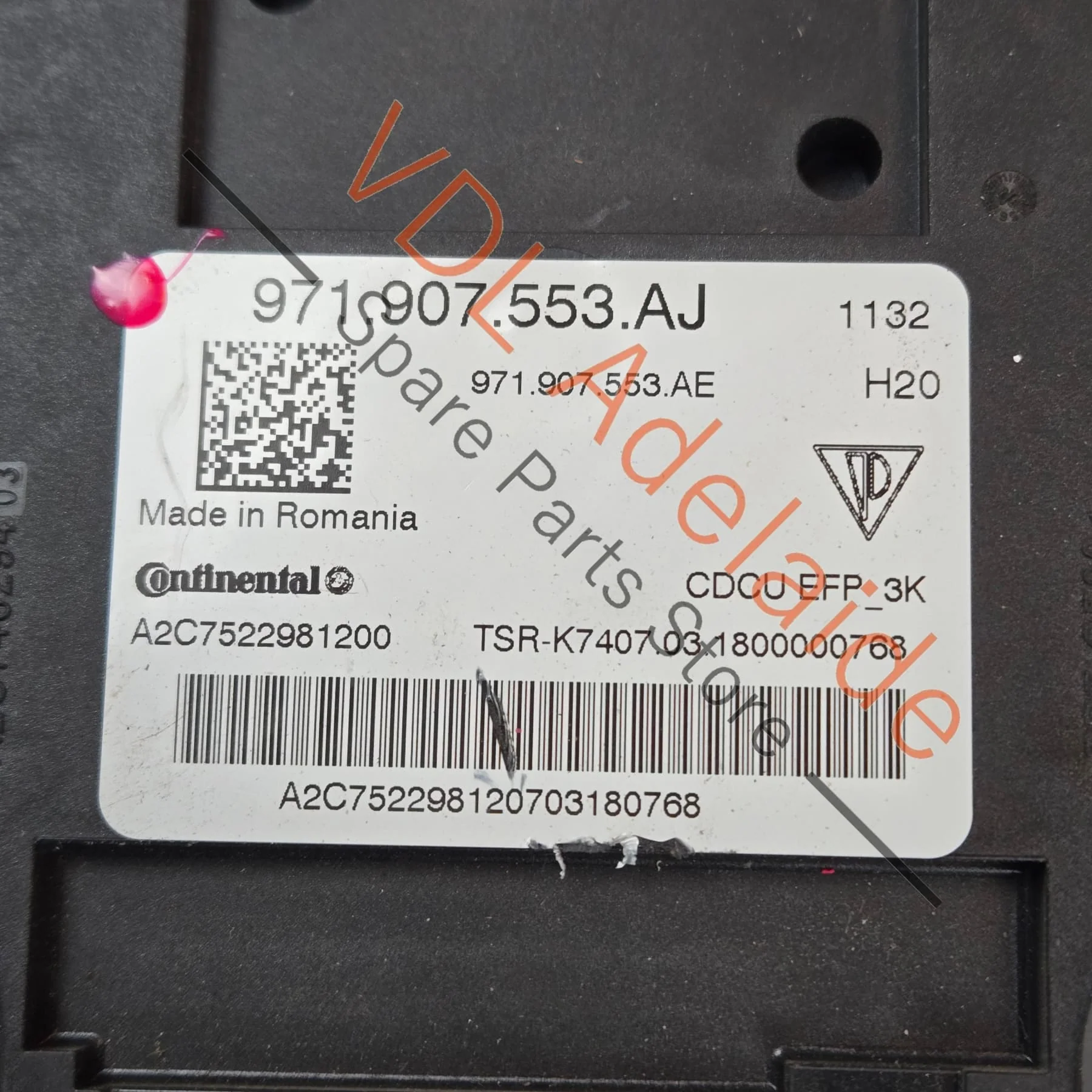 Porsche Panamera Control Unit for Suspension 971907553AJ 971907553AE 971907553BE - Image 2