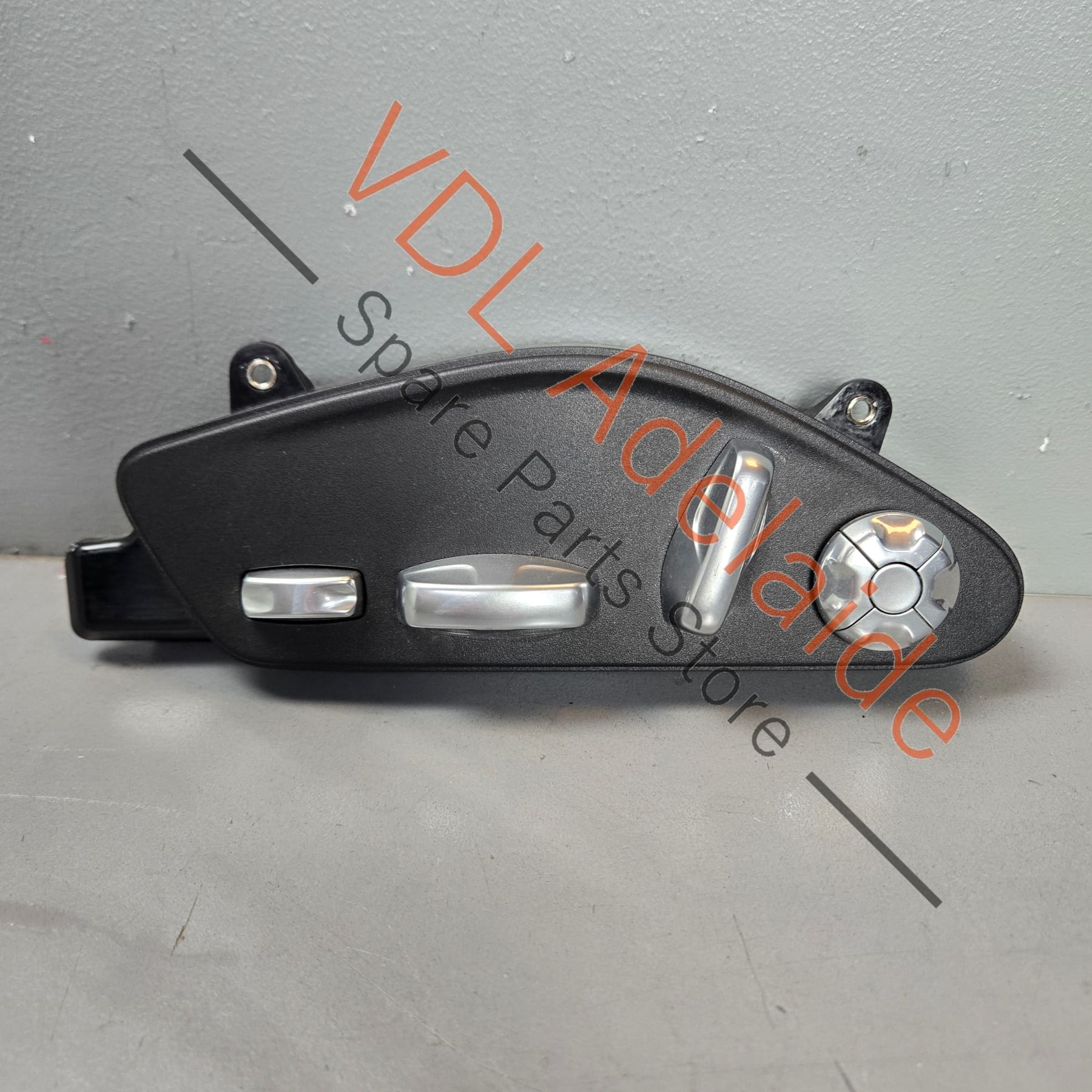 Porsche Panamera Switch module for left seat Black/Galvano Silver 971959747S 971959747 HVO