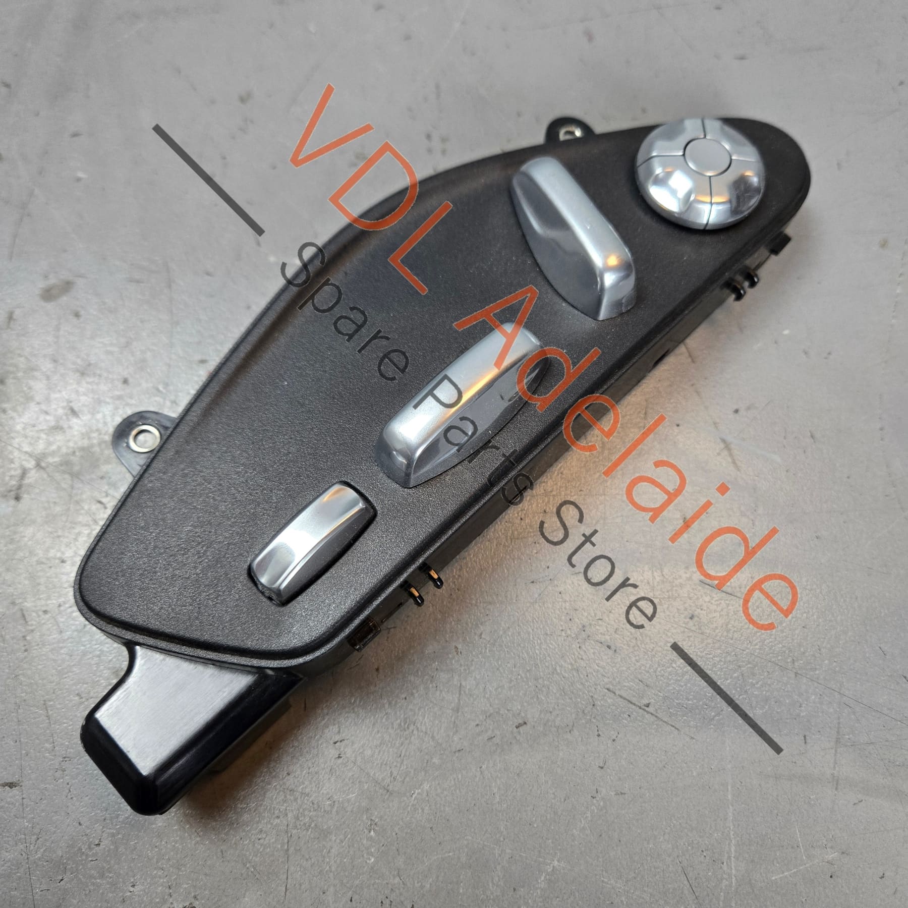 Porsche Panamera Switch module for left seat Black/Galvano Silver 971959747S 971959747 HVO - Image 2