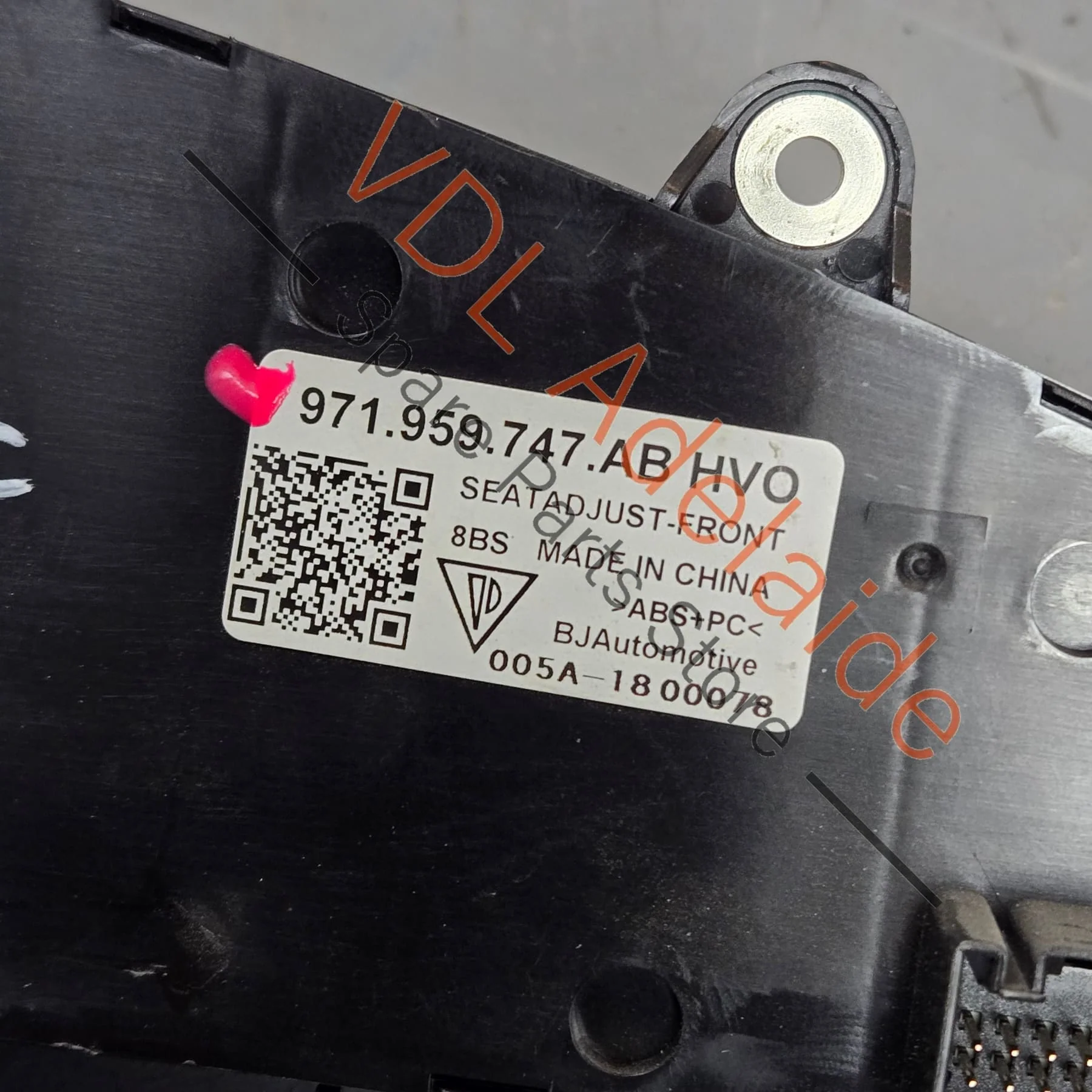 Porsche Panamera Switch module for left seat Black/Galvano Silver 971959747S 971959747 HVO - Image 4