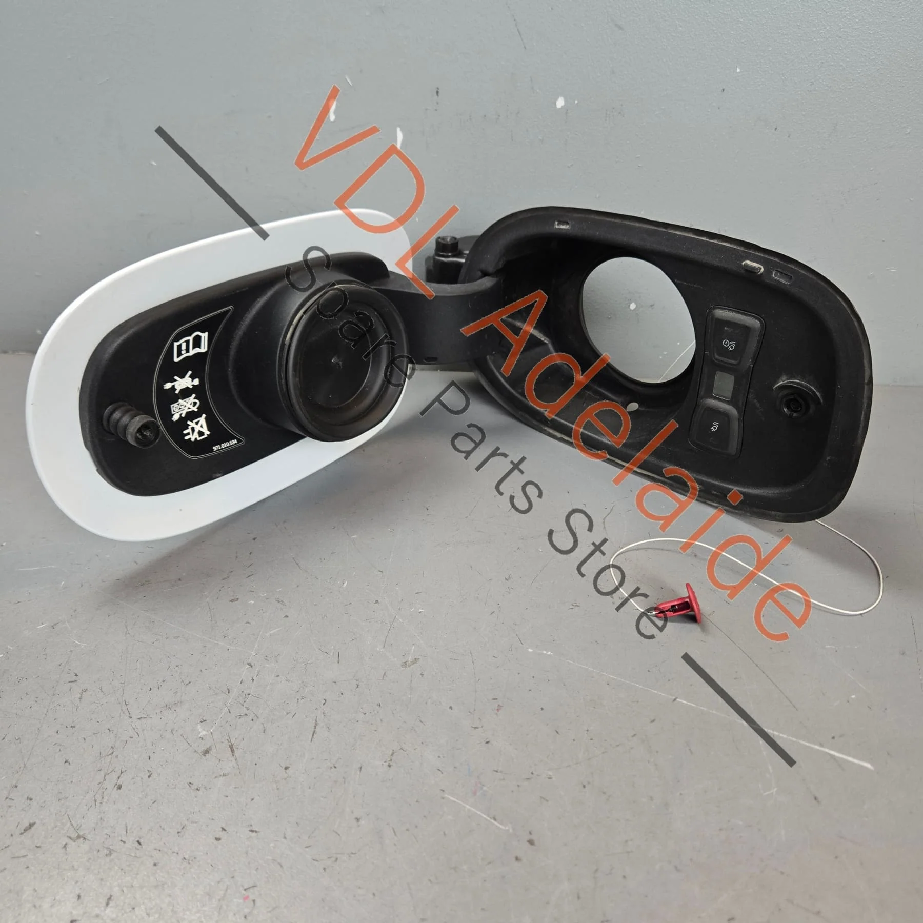 Porsche Panamera Fuel Filler Flap Module Charging Socket 974809858 974809858A