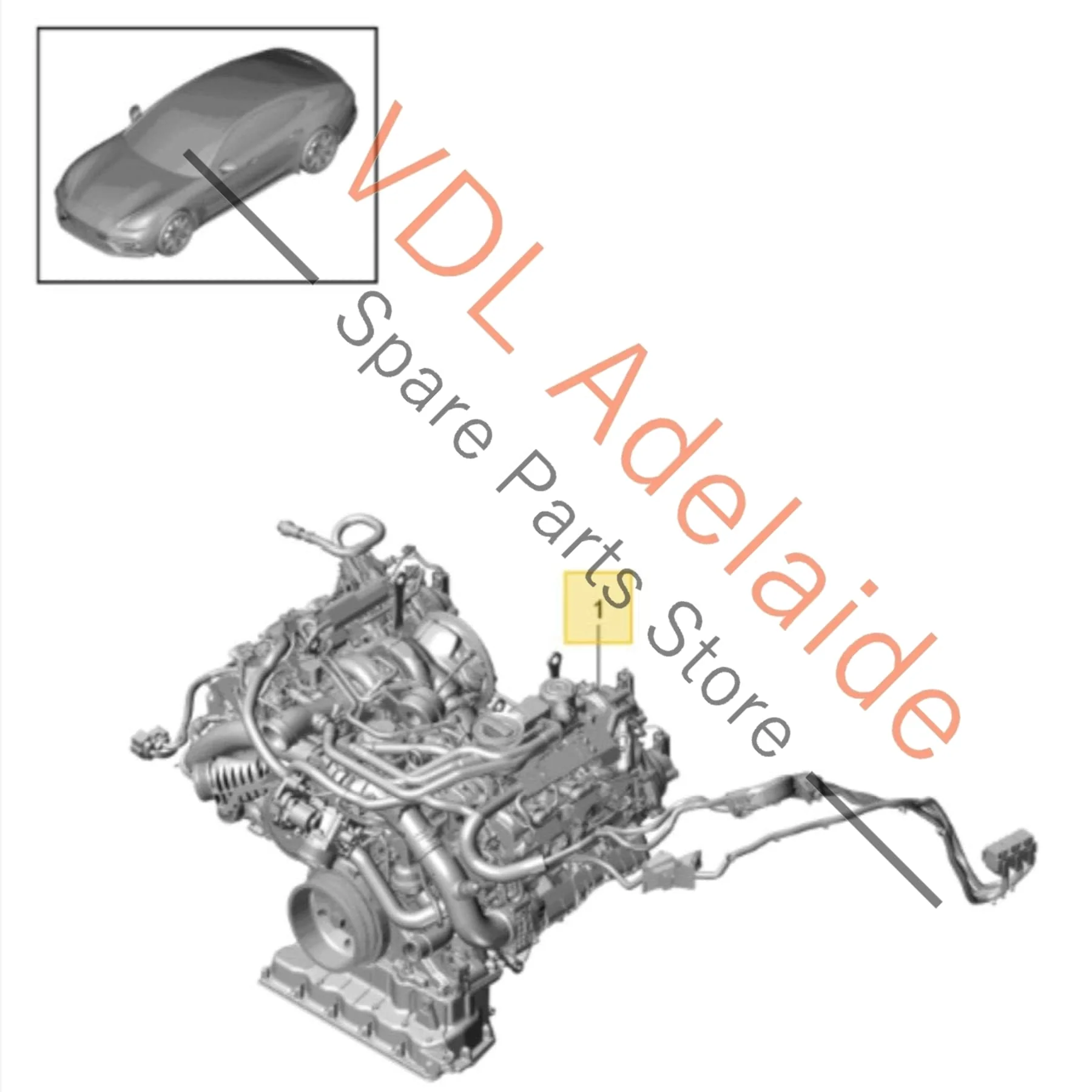 Porsche Panamera 971 3.0 Turbo Petrol V6 Complete Engine CXTA 243kw - Image 3
