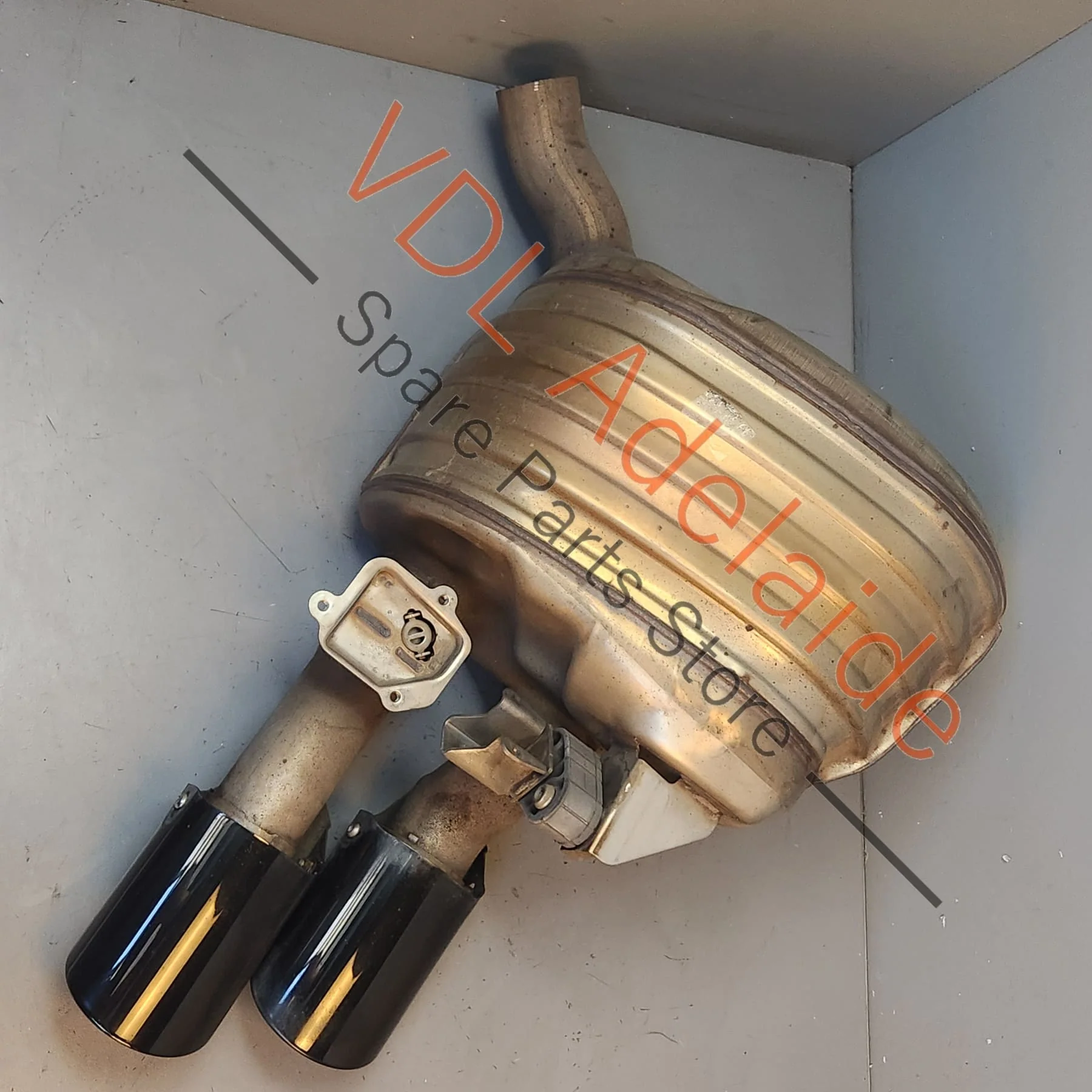 Porsche Panamera 971 Sport Rear Muffler RHS with Tips 971253608JY 9A725382440 9A725382445 - Image 8