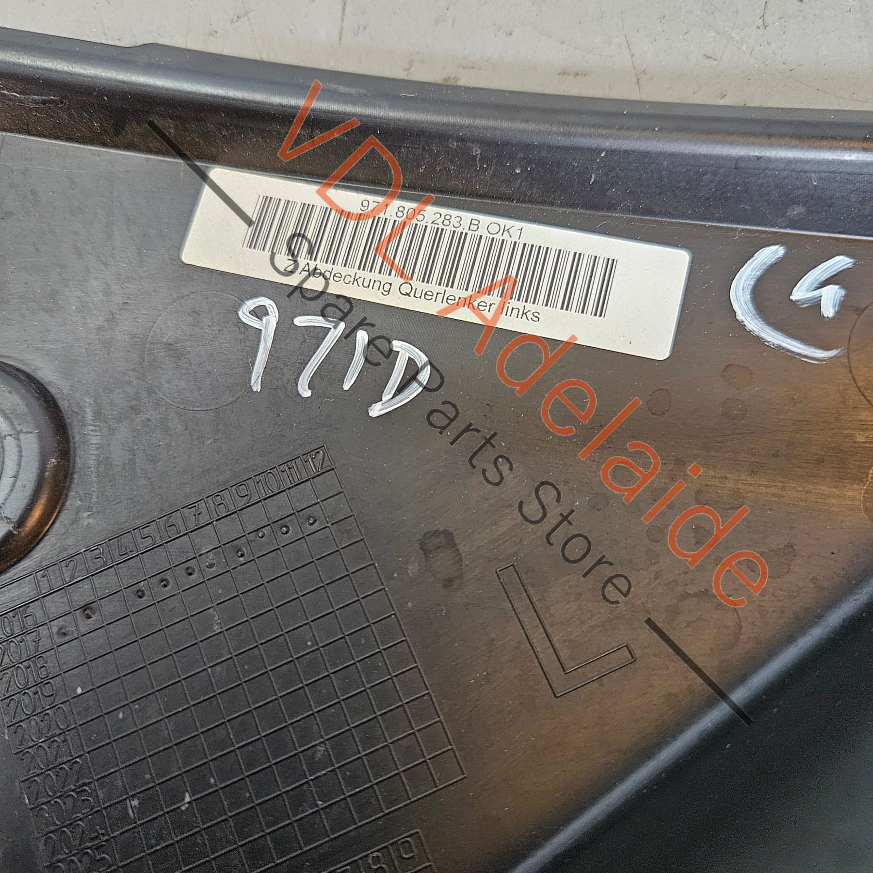 Porsche Panamera 971 Engine Compartment Trim Cover Left 971805283 - Image 5