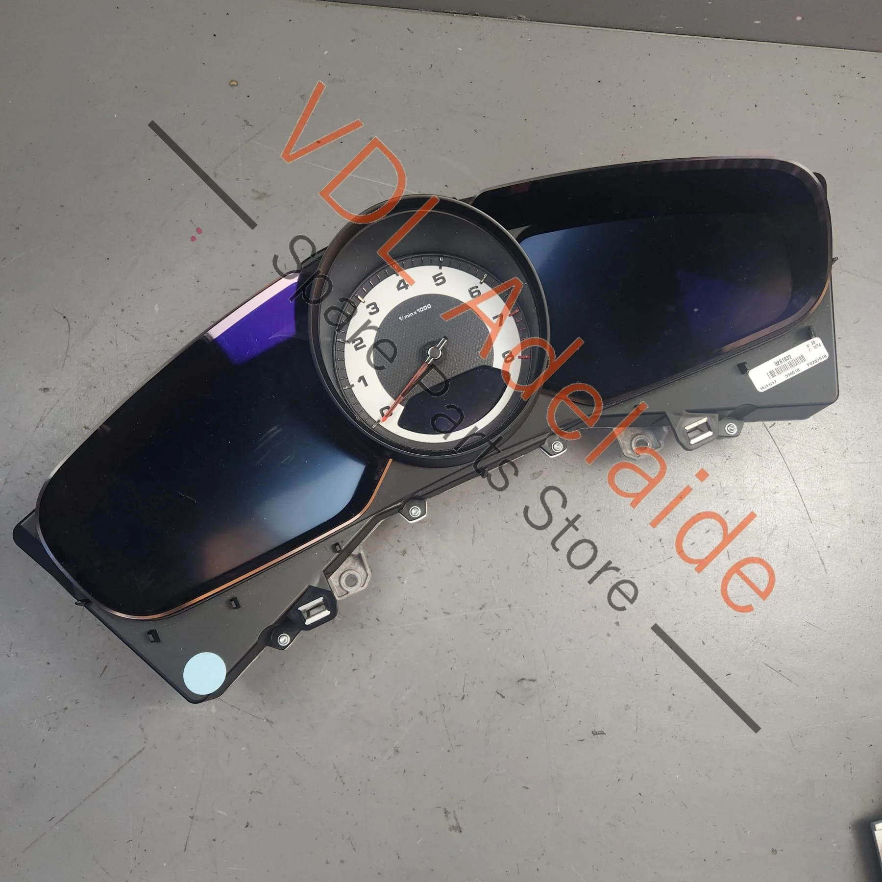Porsche Panamera White Dial Instrument Cluster Gauges 973920902E C9A 973920902F C9A - Image 2