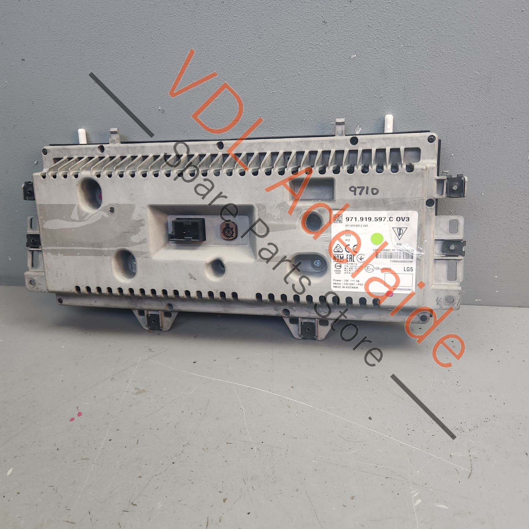 Porsche Panamera Main Screen Display Panel 971919597A OV3 971919597G OV3 - Image 3