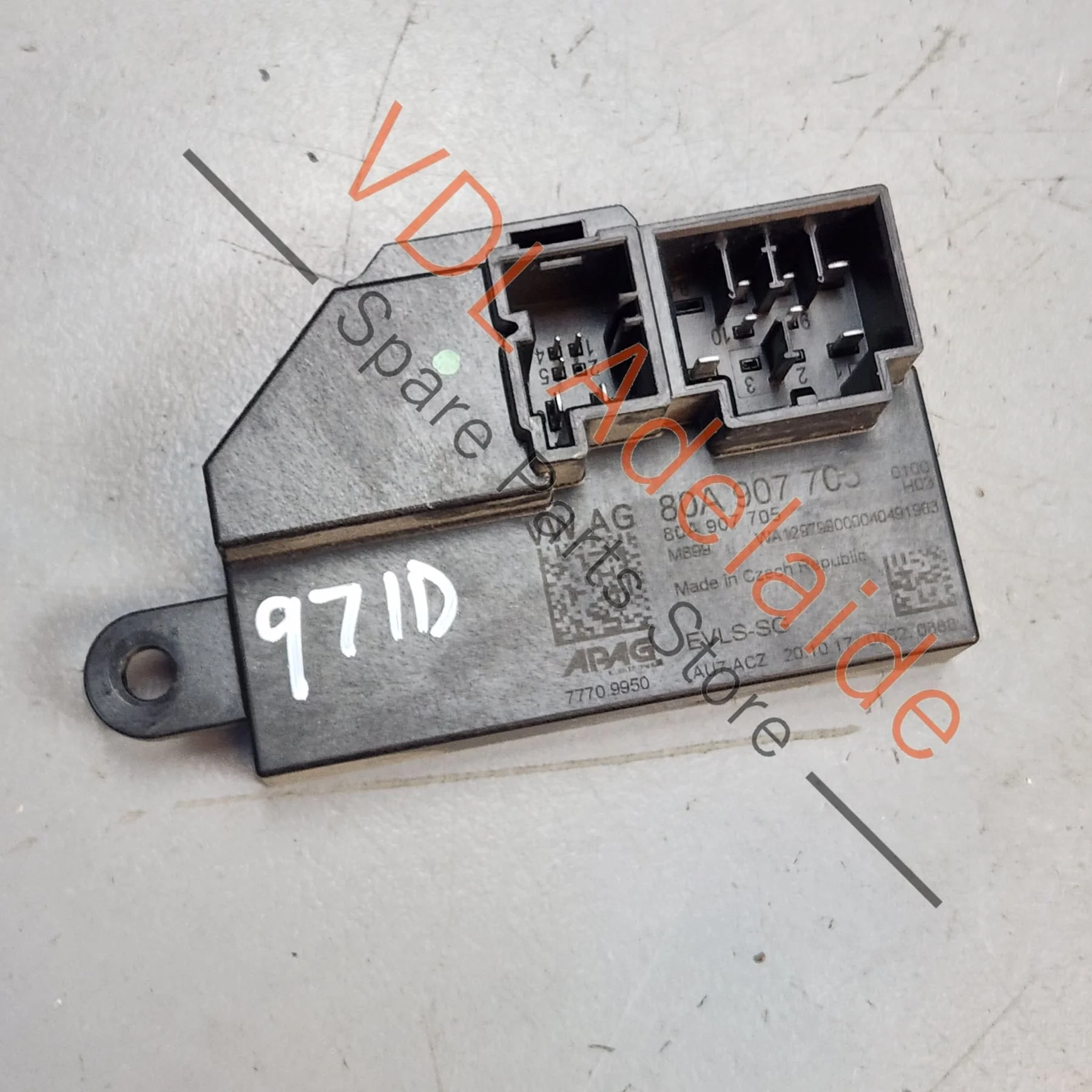 Porsche Panamera 971 Control Unit for Electronically Controlled Steering Column Adjustment 9A7607705A 80A907705 PAC907705