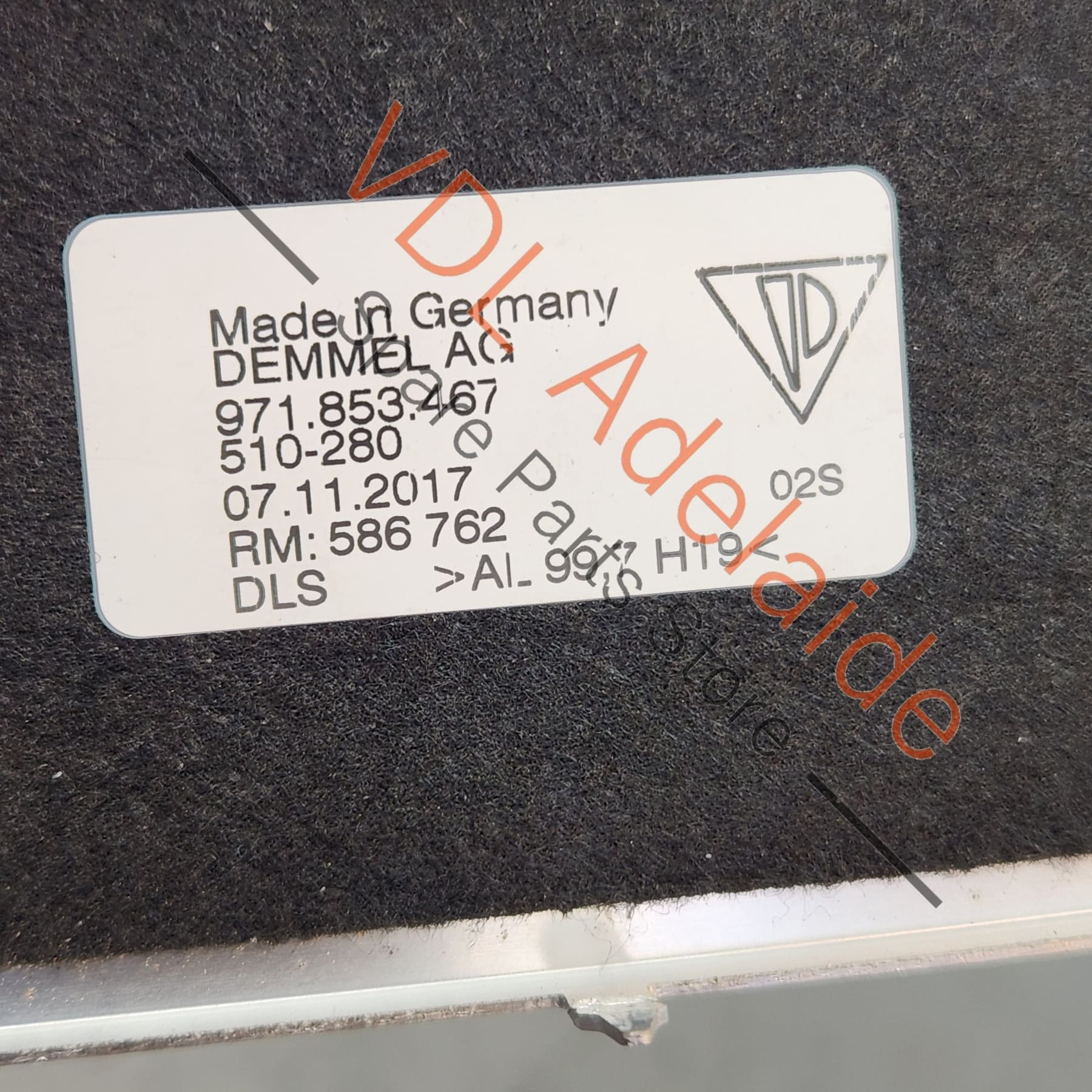 Panamera Door Sill Tread Trim Strip Brushed Aluminium 971853467 - Image 8