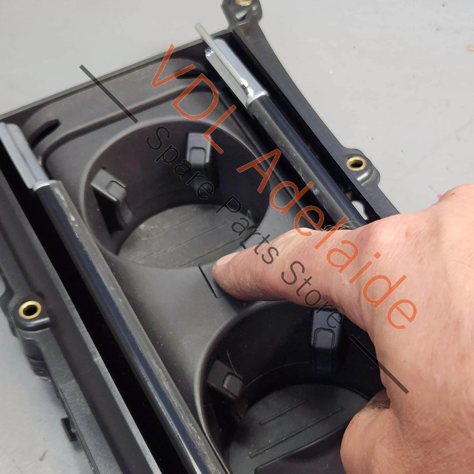 Porsche Panamera 971 Rear Centre Storage Box Cabinet Compartment Trim 971858329F Gloss Black - Image 10