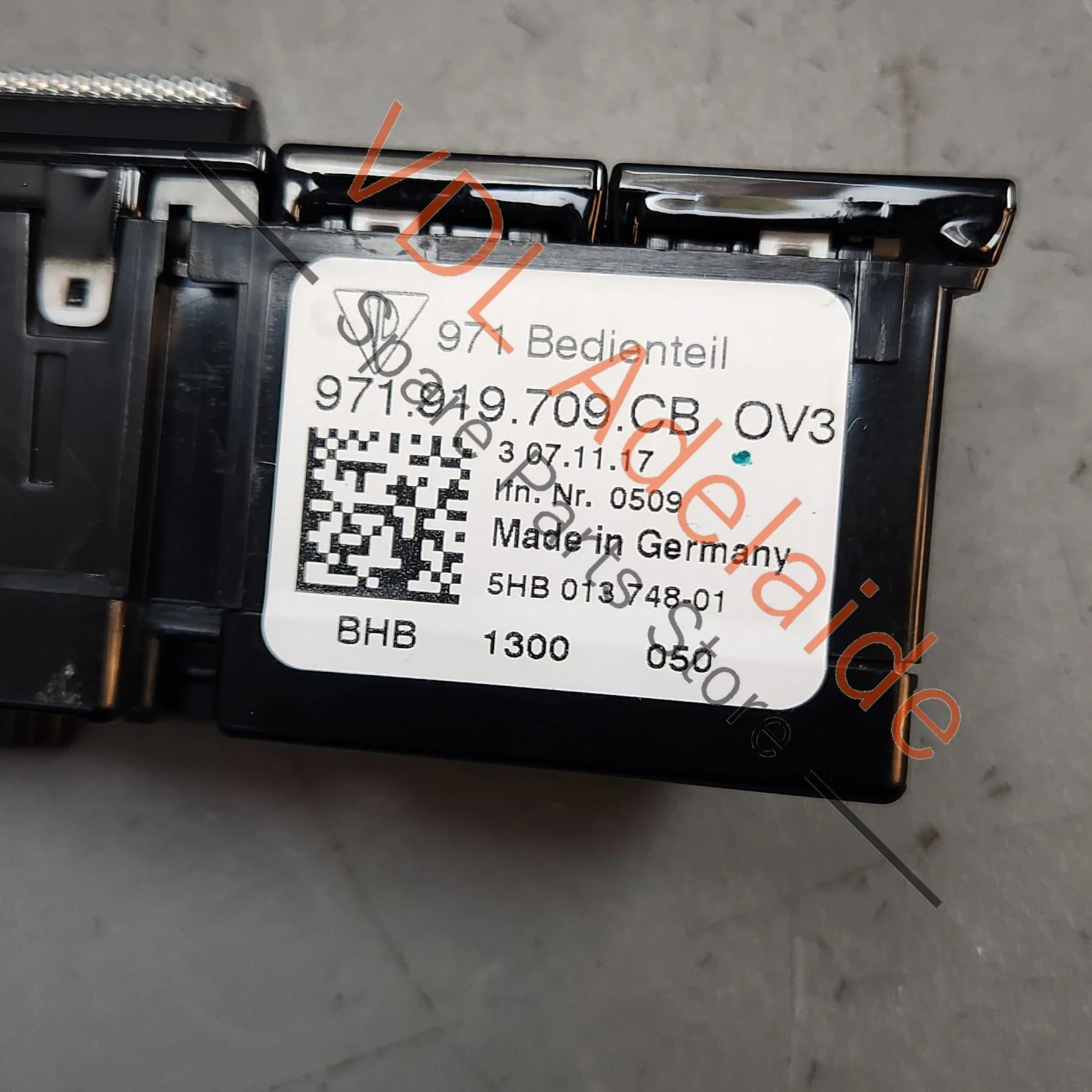 Porsche Panamera Centre Console AC Climate Switch 971919709CB 971919709BJ OV3 - Image 4