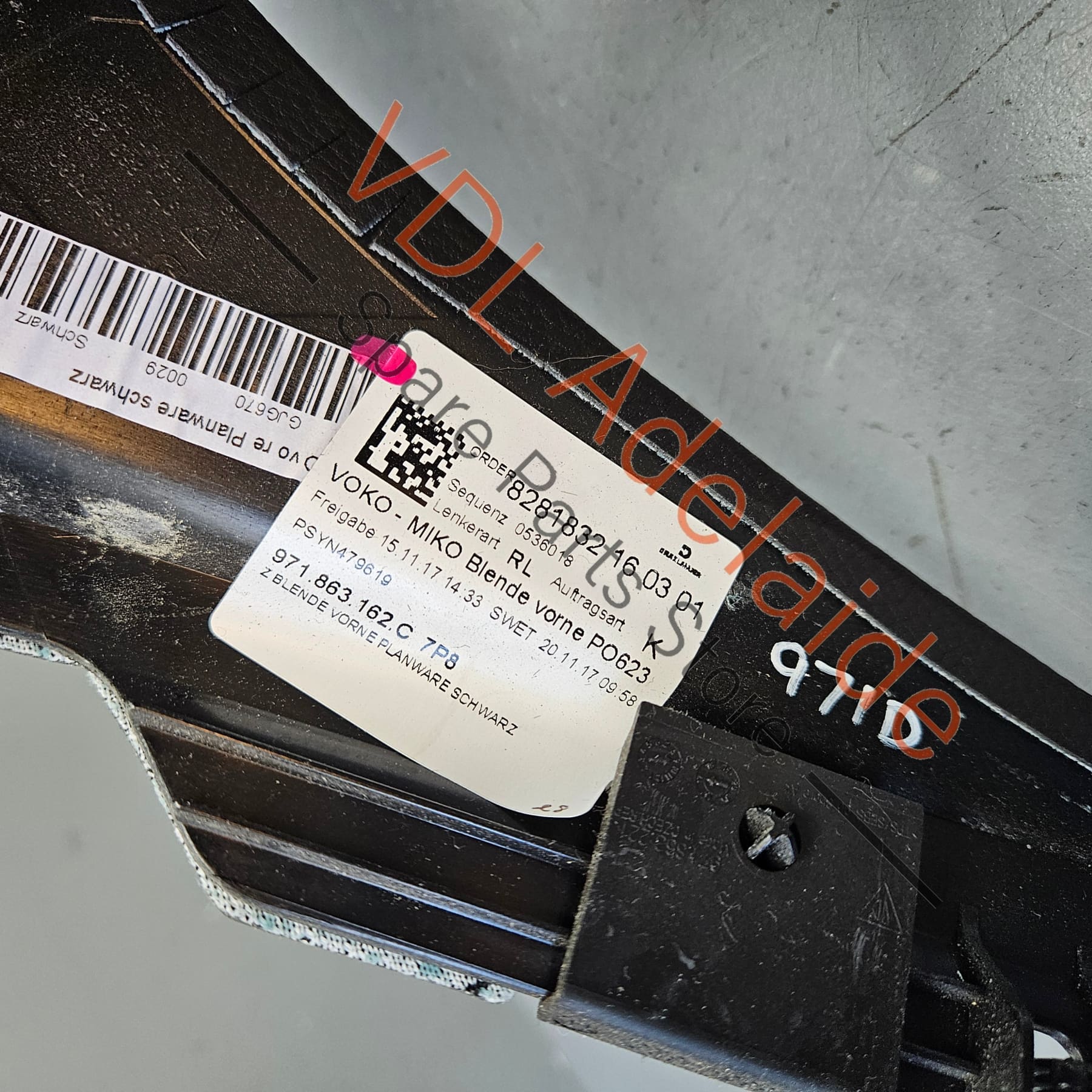 Porsche Panamera 971 Leather Centre Console Trim 971863162C 7P8 - Image 7