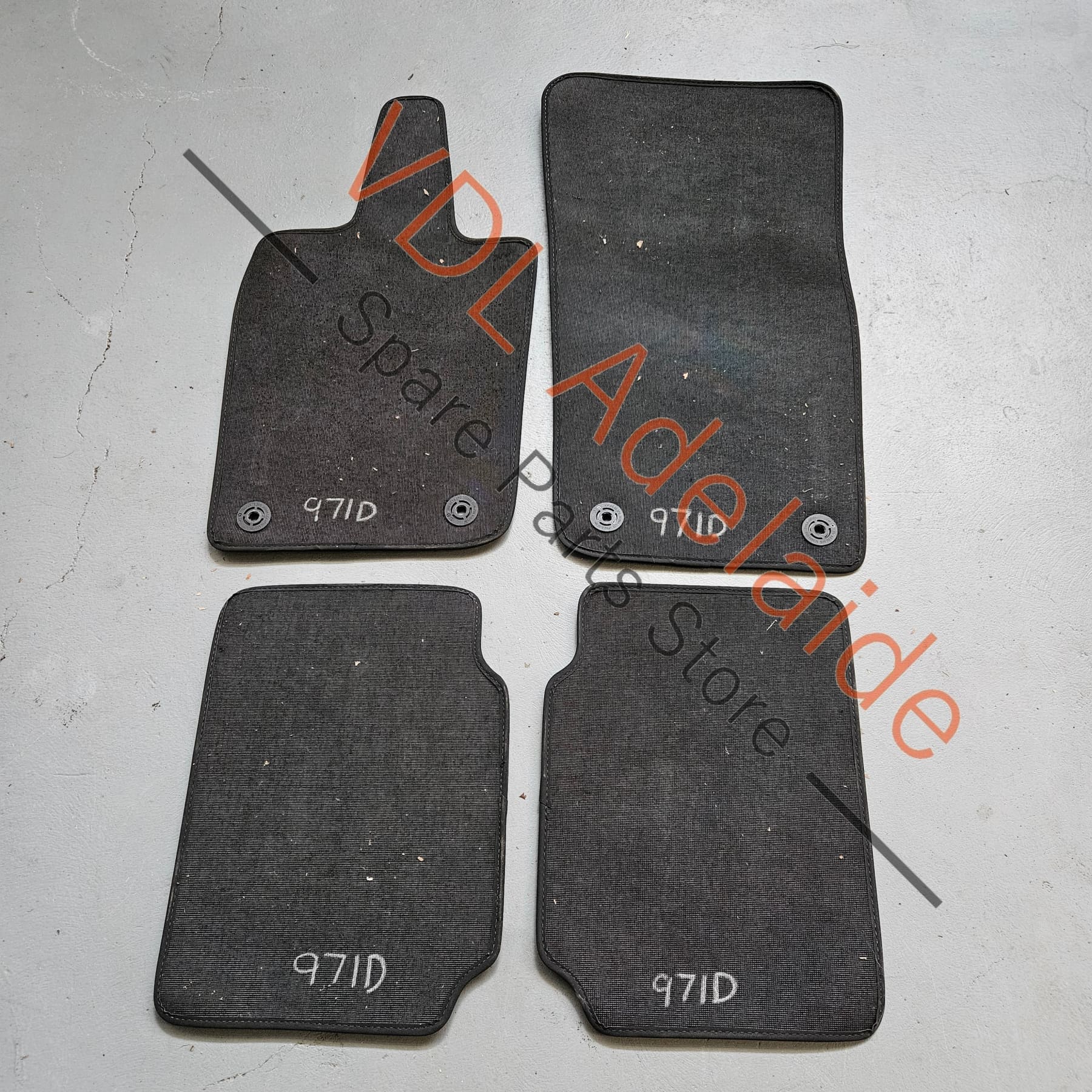 Porsche Panamera 971 Set of Floor Carpet Mats Genuine OEM - Image 6
