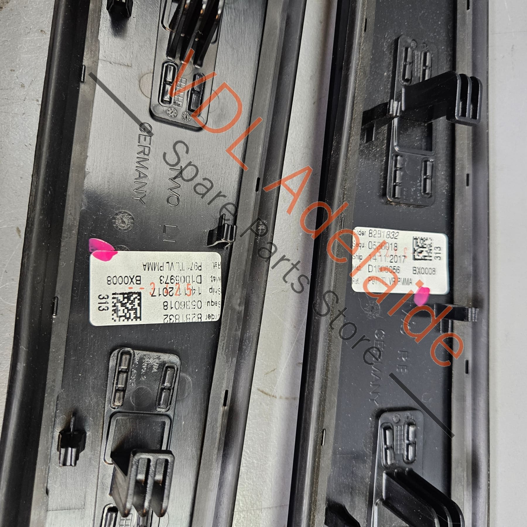 Porsche Panamera 971 Door Trim Insert Gloss Black Set of 4 971867067BR OV3 971867061K OV3 - Image 7