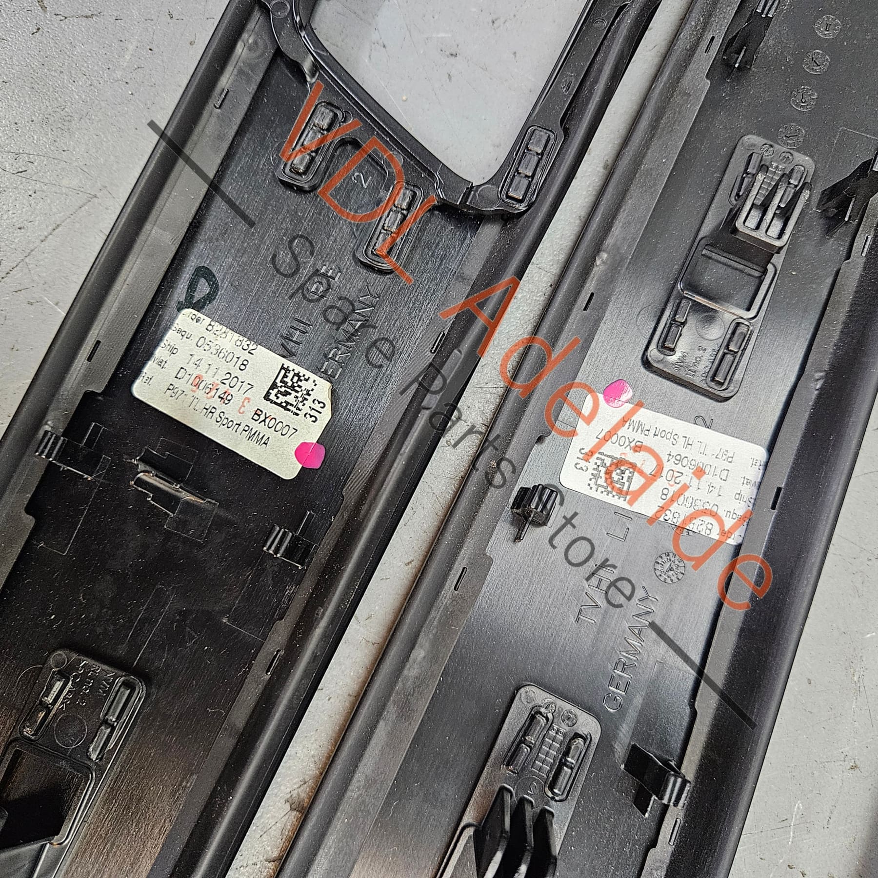 Porsche Panamera 971 Door Trim Insert Gloss Black Set of 4 971867067BR OV3 971867061K OV3 - Image 8