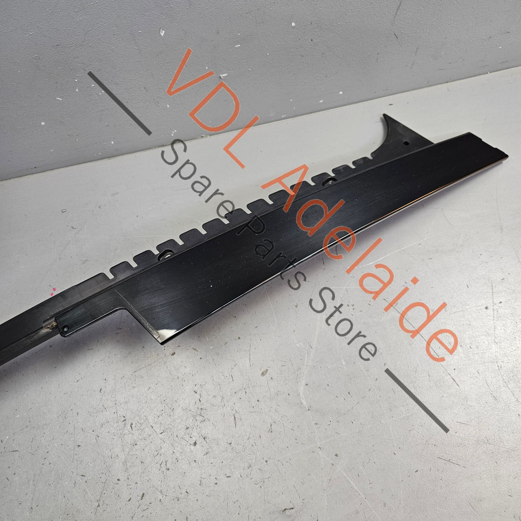 Porsche Panamera 971 Left Front Door Exterior B Pillar Trim Moulding Gloss Black 971853183 - Image 4