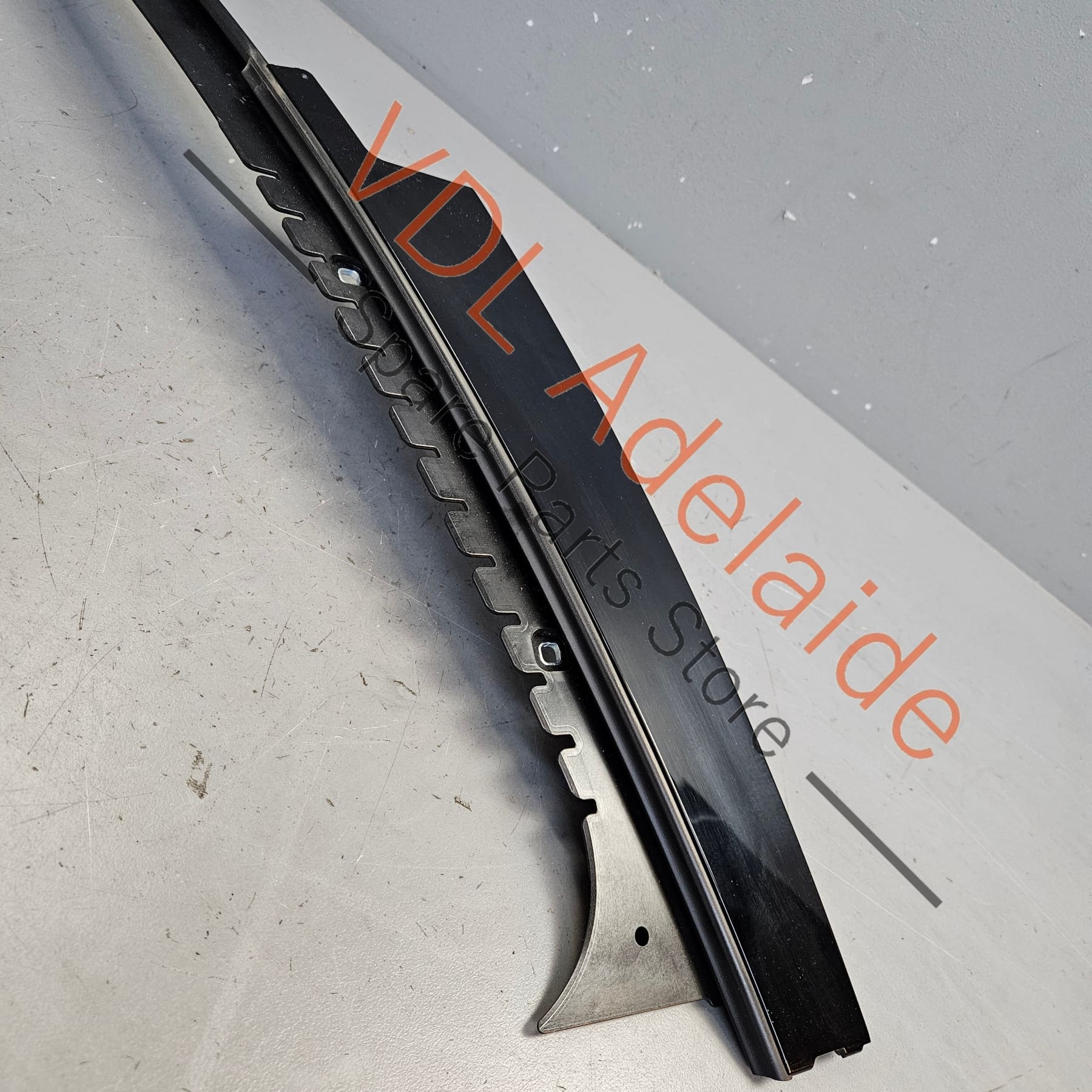 Porsche Panamera 971 Right Front Door Exterior B Pillar Trim Moulding Gloss Black 971853184 - Image 3