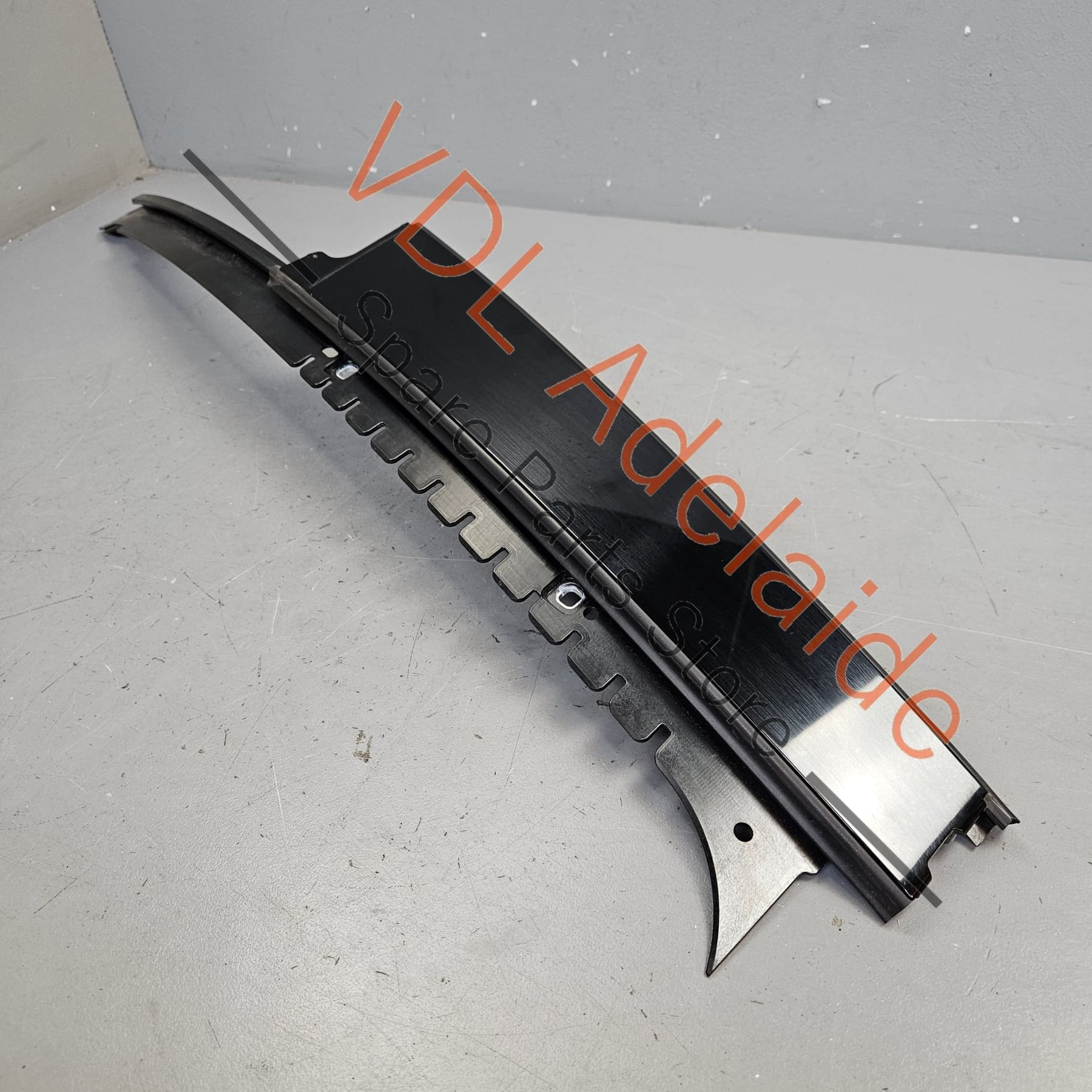 Porsche Panamera 971 Left Rear Door Exterior B Pillar Trim Moulding Gloss Black 971853289 - Image 4