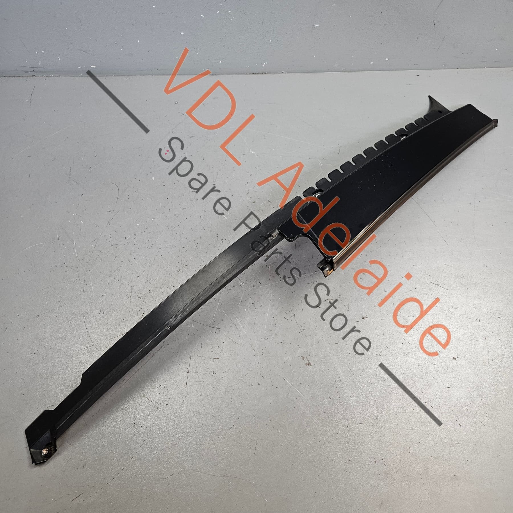 Porsche Panamera 971 Right Rear Door Exterior B Pillar Trim Moulding Gloss Black 971853290 - Image 2