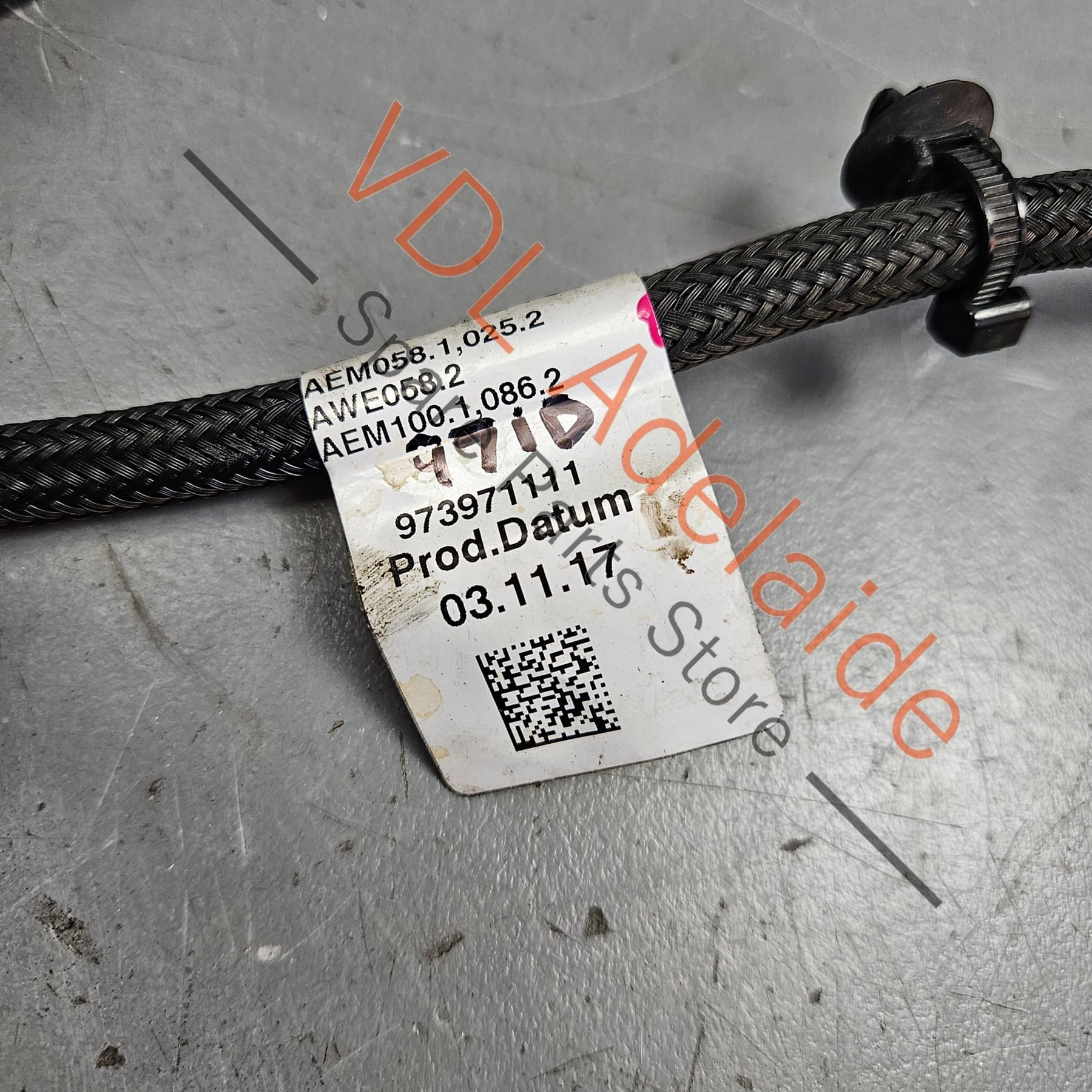 Porsche Panamera 971 Power Steering Rack Wiring Harness Cable 973971111 973971111B - Image 3