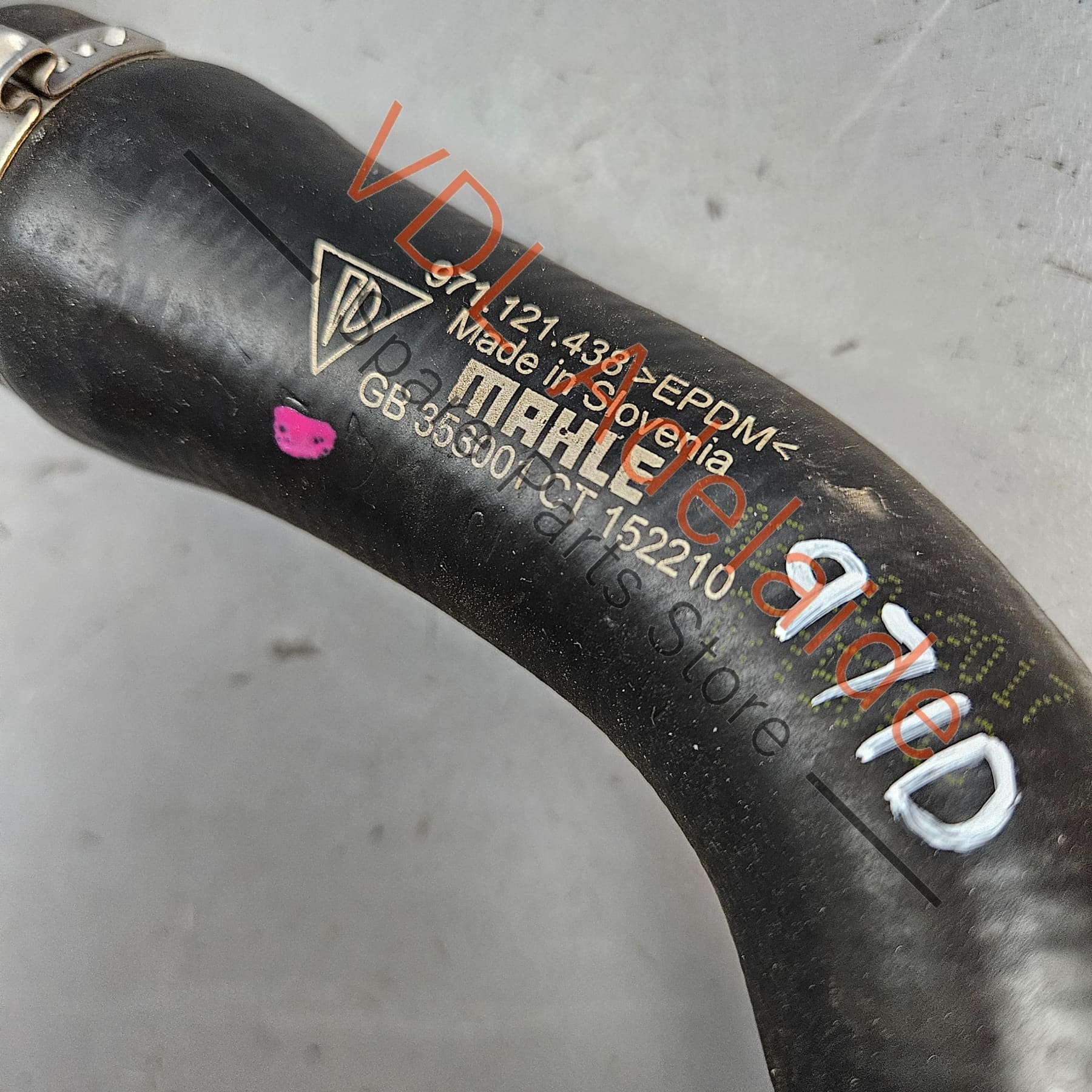 Porsche Left Side Radiator Cooling Hose Left 971121438 9A712143800 - Image 5