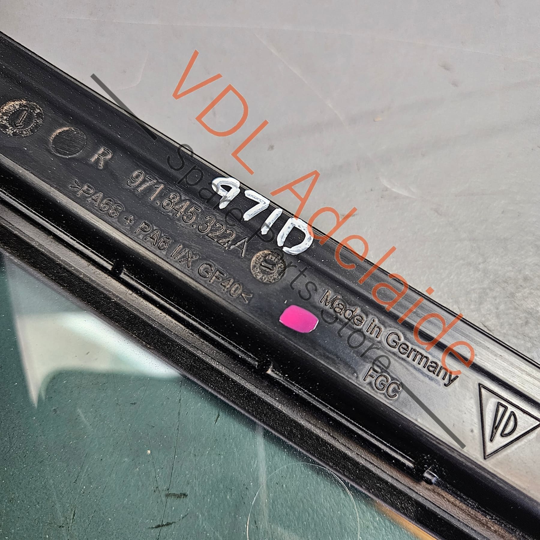 Porsche Panamera 971 Front Right Door Fixed Quarter Window Glass 971845114 971845114P - Image 9