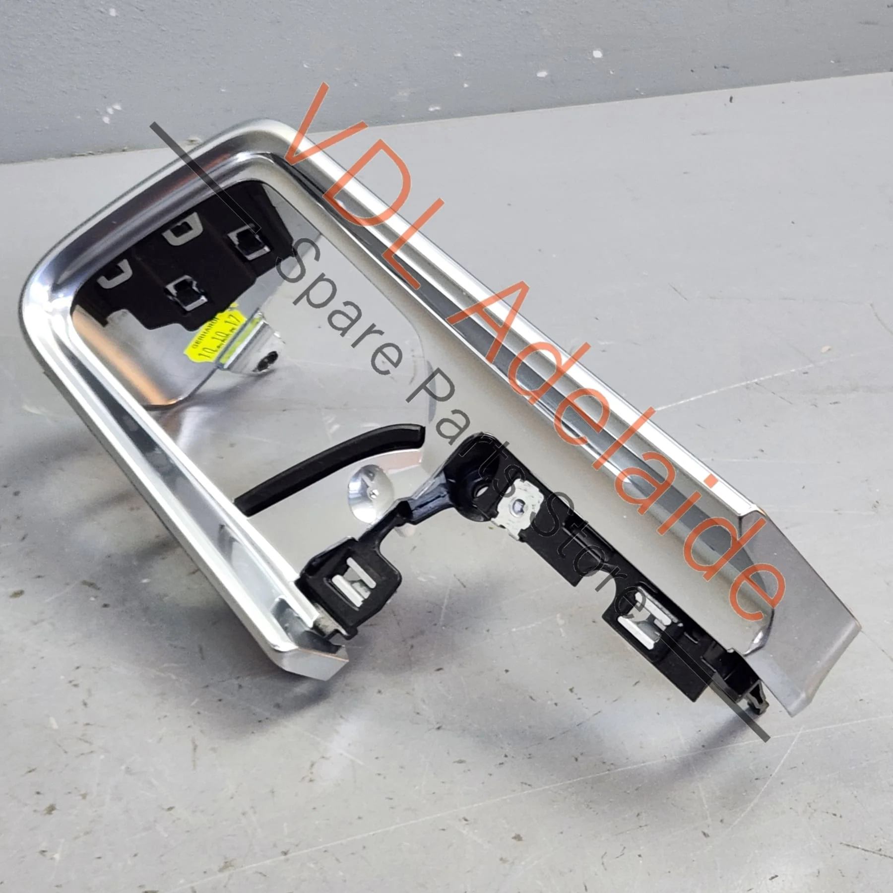 Porsche Panamera 971 Right Side Dashboard Interior Trim Galvano Silver Chrome 971857715E V08 - Image 3