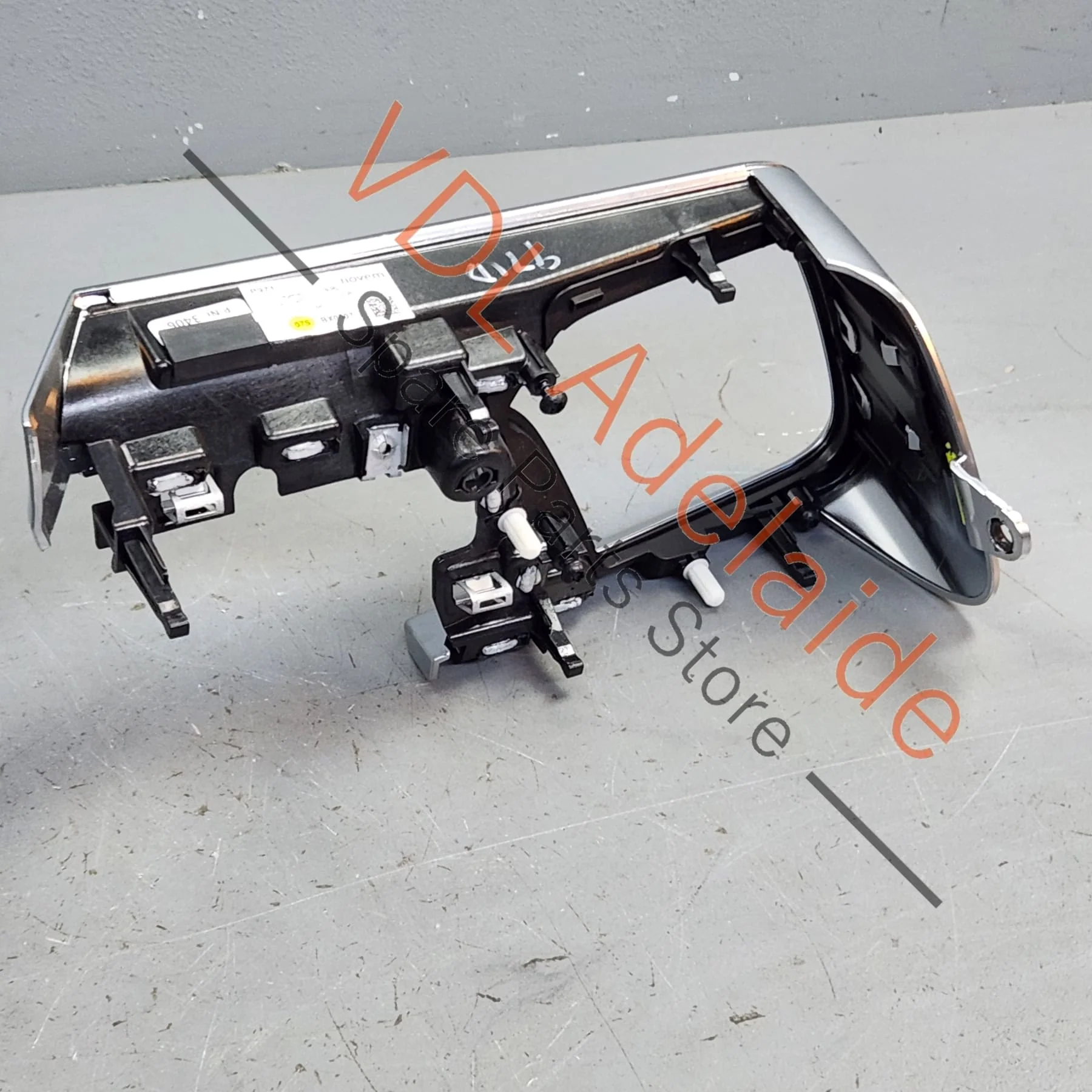 Porsche Panamera 971 Right Side Dashboard Interior Trim Galvano Silver Chrome 971857715E V08 - Image 4