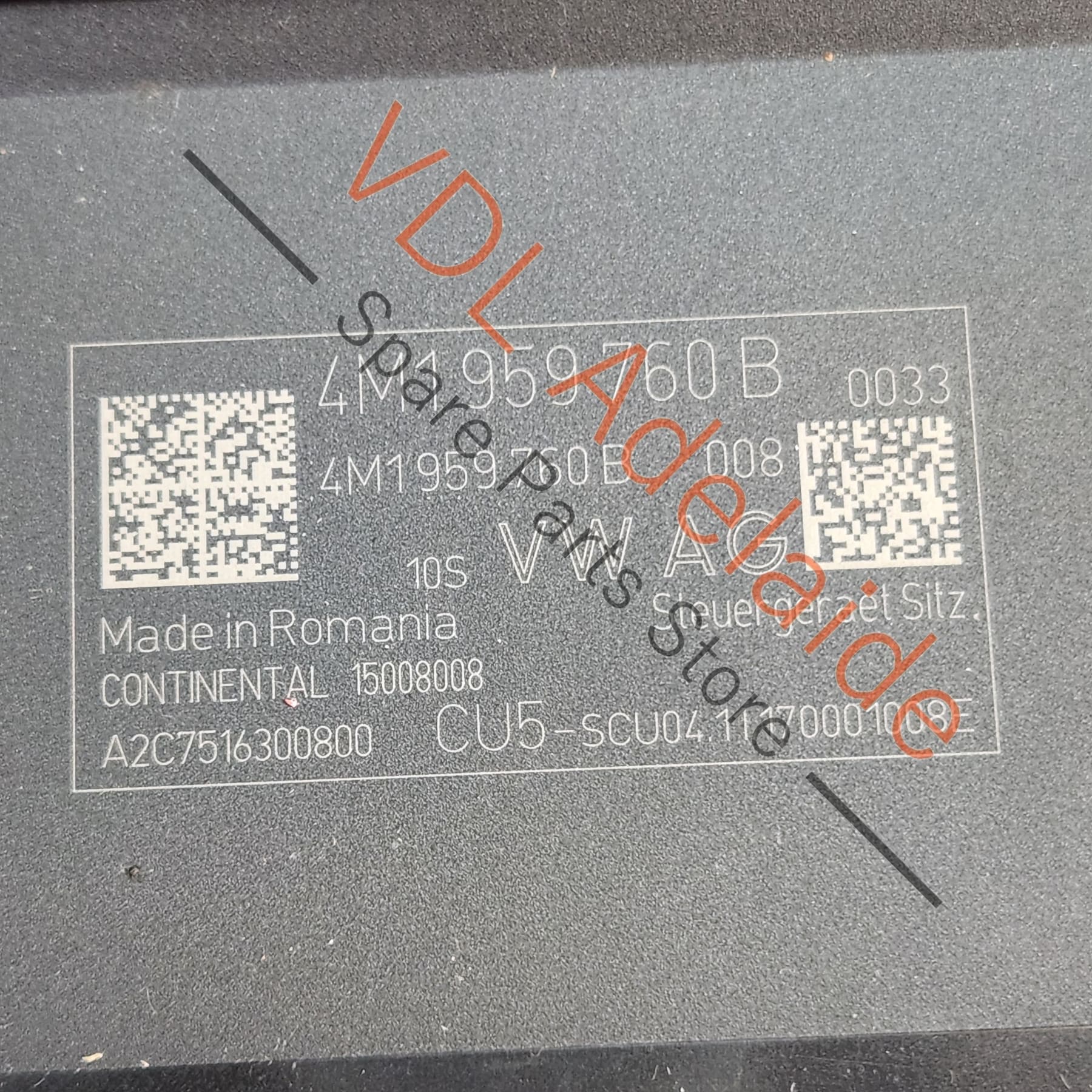 Porsche Seat Control Module 9A795976000 992959760B 4M1959760B - Image 2