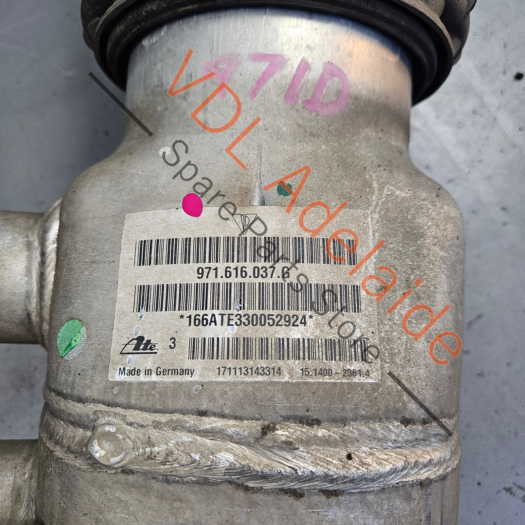 Porsche Panamera 971 Left Front Air Shock Suspension Strut Airbag 971616037G 971616037N - Image 2