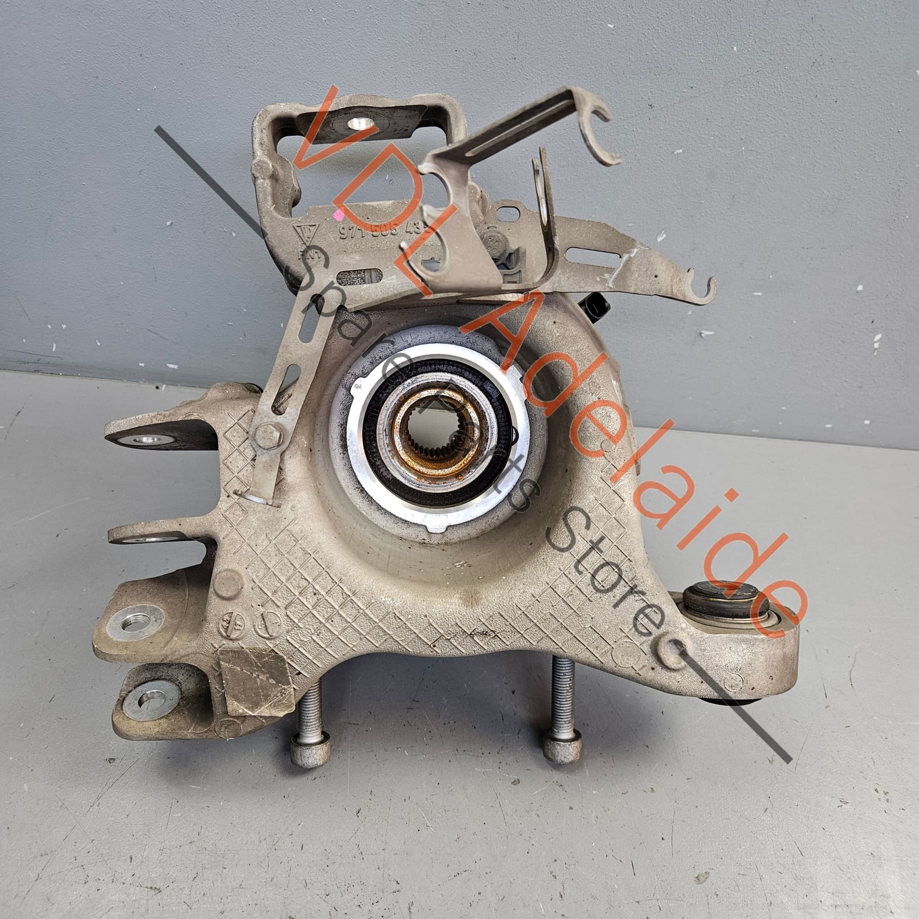 Porsche Panamera Left Rear Suspension Hub Knuckle with Wheel Bearing 971505435B 971505435G - Image 5