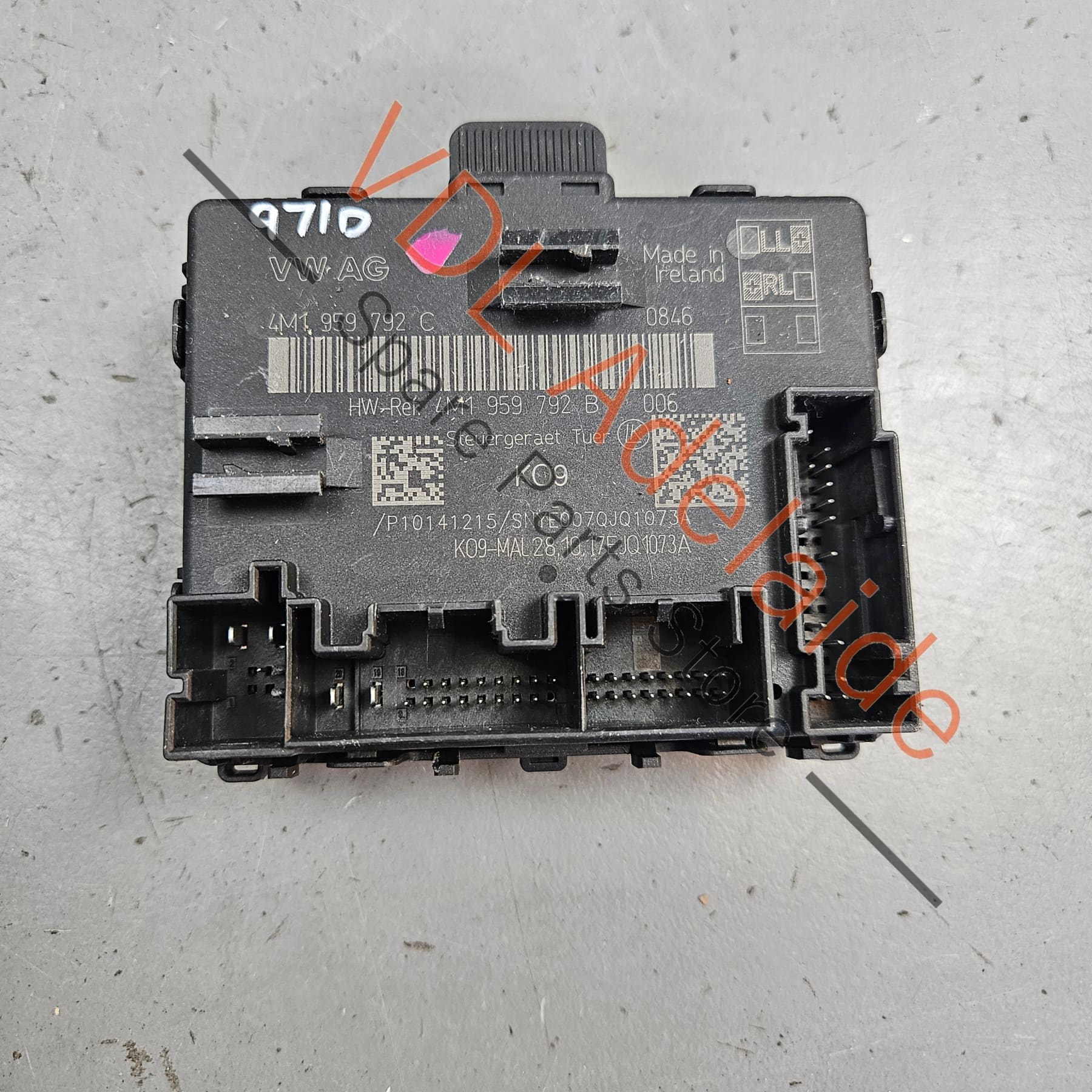 Porsche Panamera Front Passenger Door Control Module 9A795979200 4M1959792B