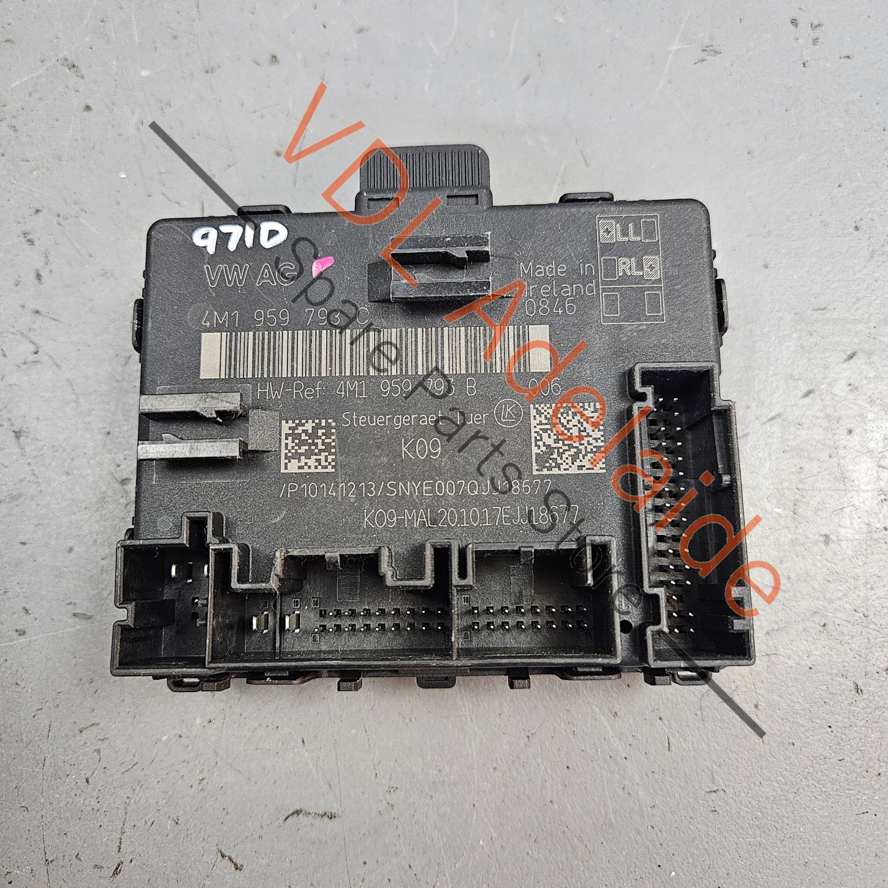Porsche Panamera Front Driver Door Control Module 9A795979300 4M1959793C