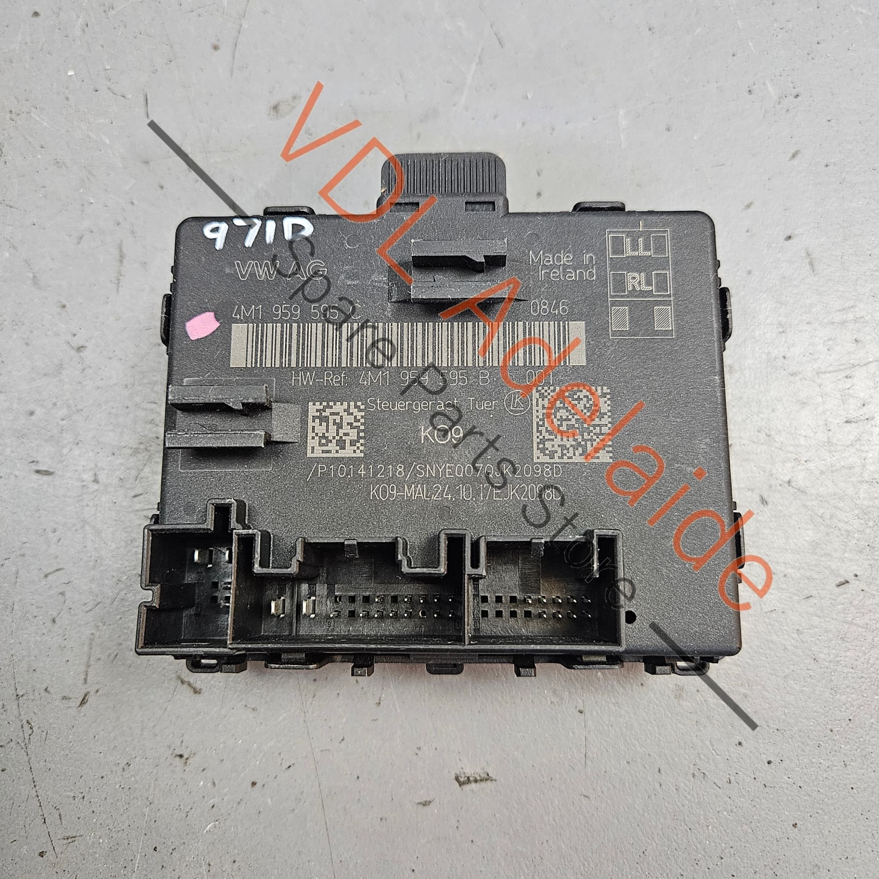 Porsche Panamera Rear Passenger Door Control Module 9A795959500 4M1959595C