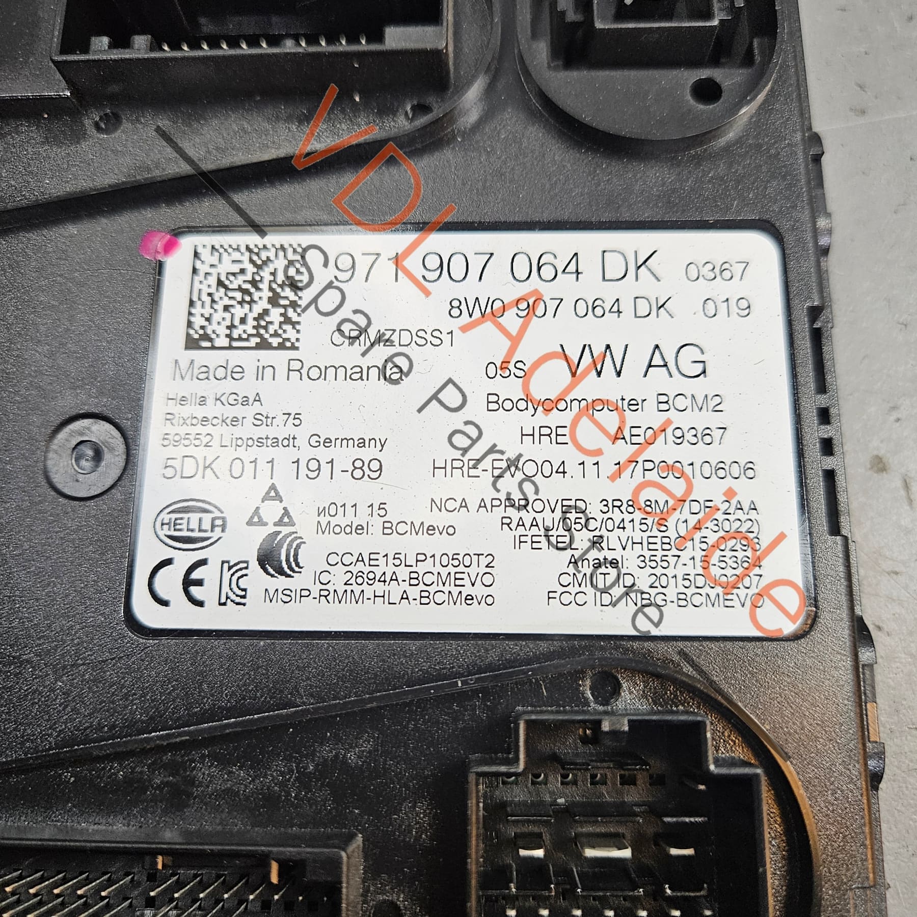 Porsche Panamera 971 Body Control Module BCM 971907054DK PAA907064 - Image 5