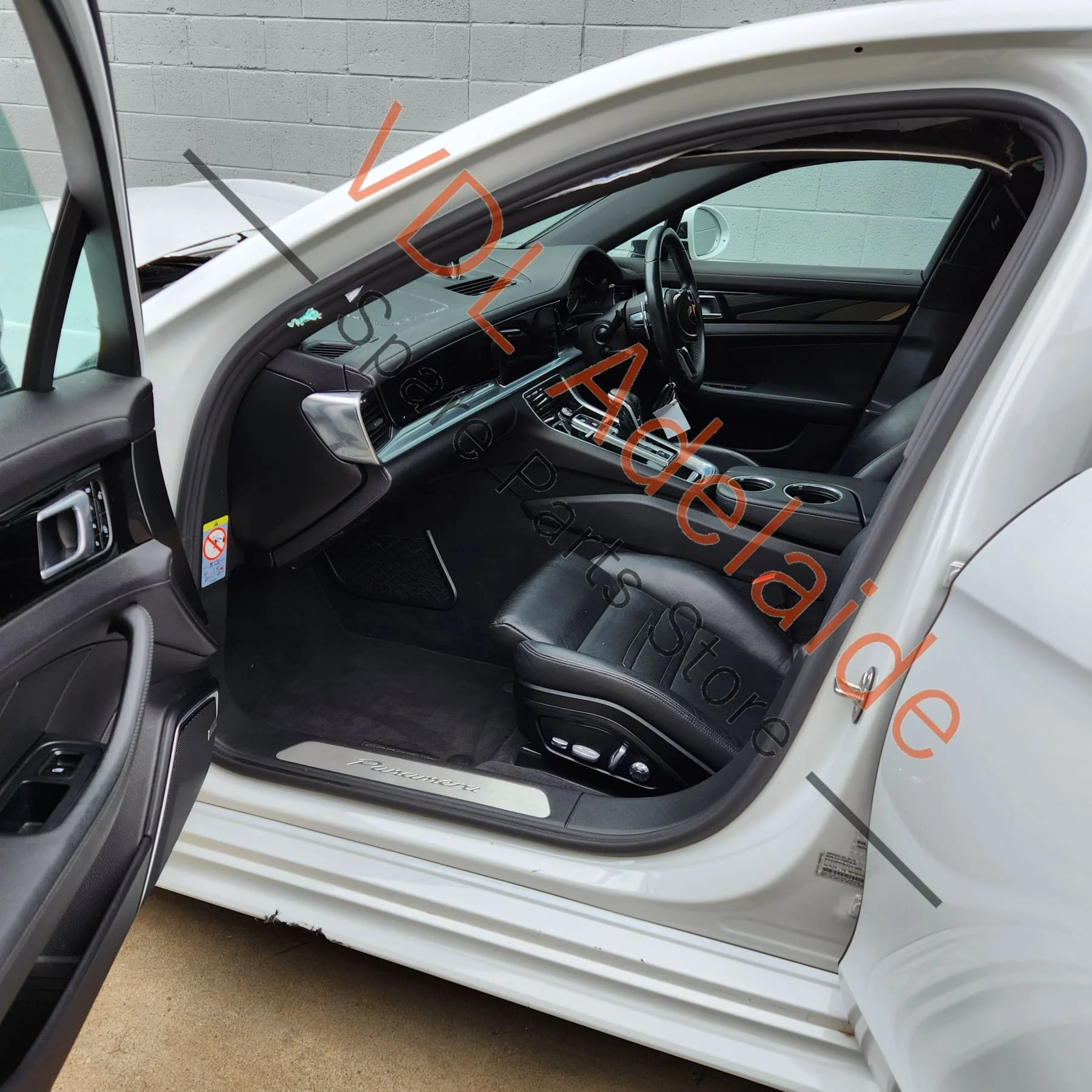 Porsche Panamera Left Side Dashboard Chrome Insert Trim Molding 971857716G For RHD models - Image 2
