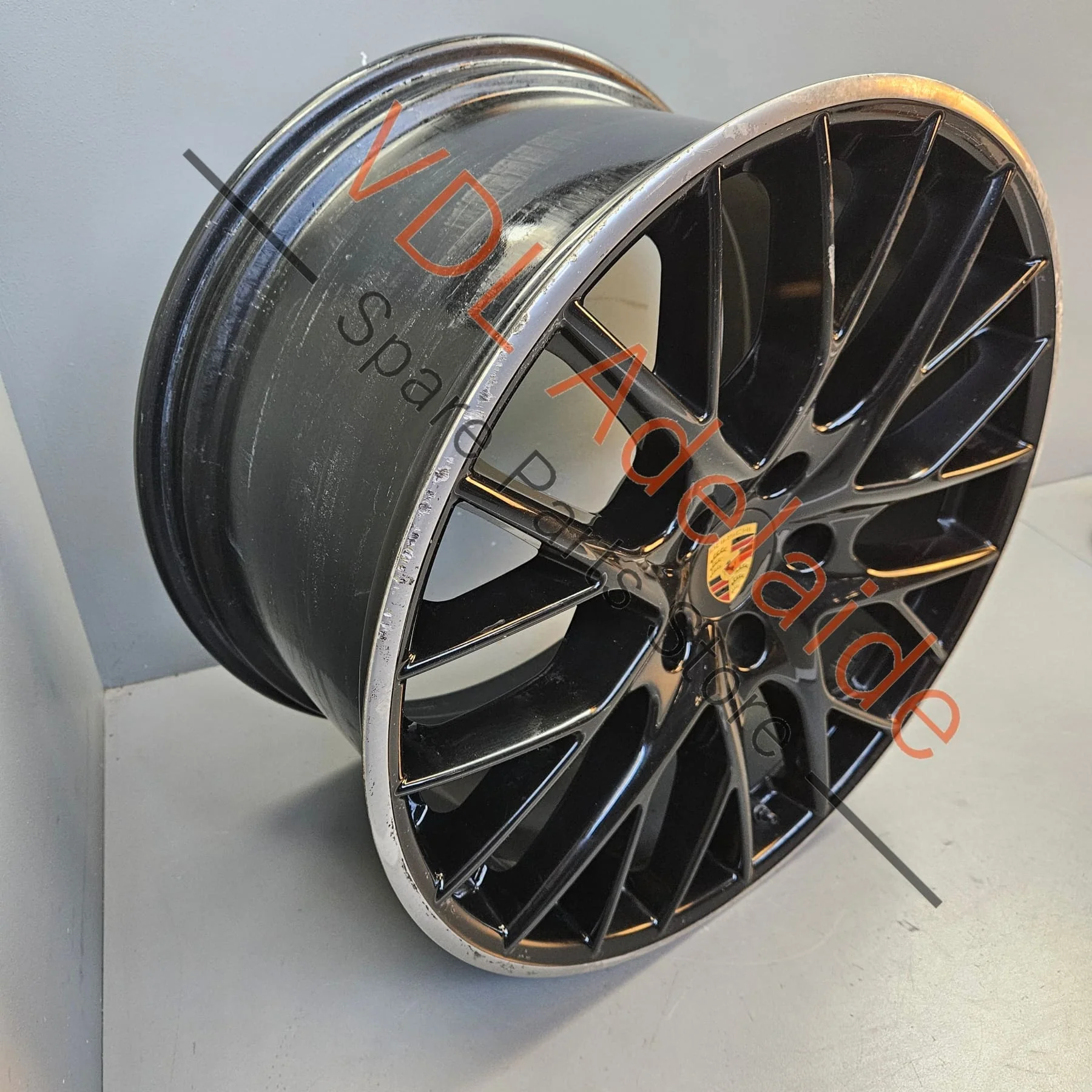 Porsche Panamera Alloy Wheel 21 x 11.5 ET69 suit Rear Gloss Black 971601025K 041 - Image 2