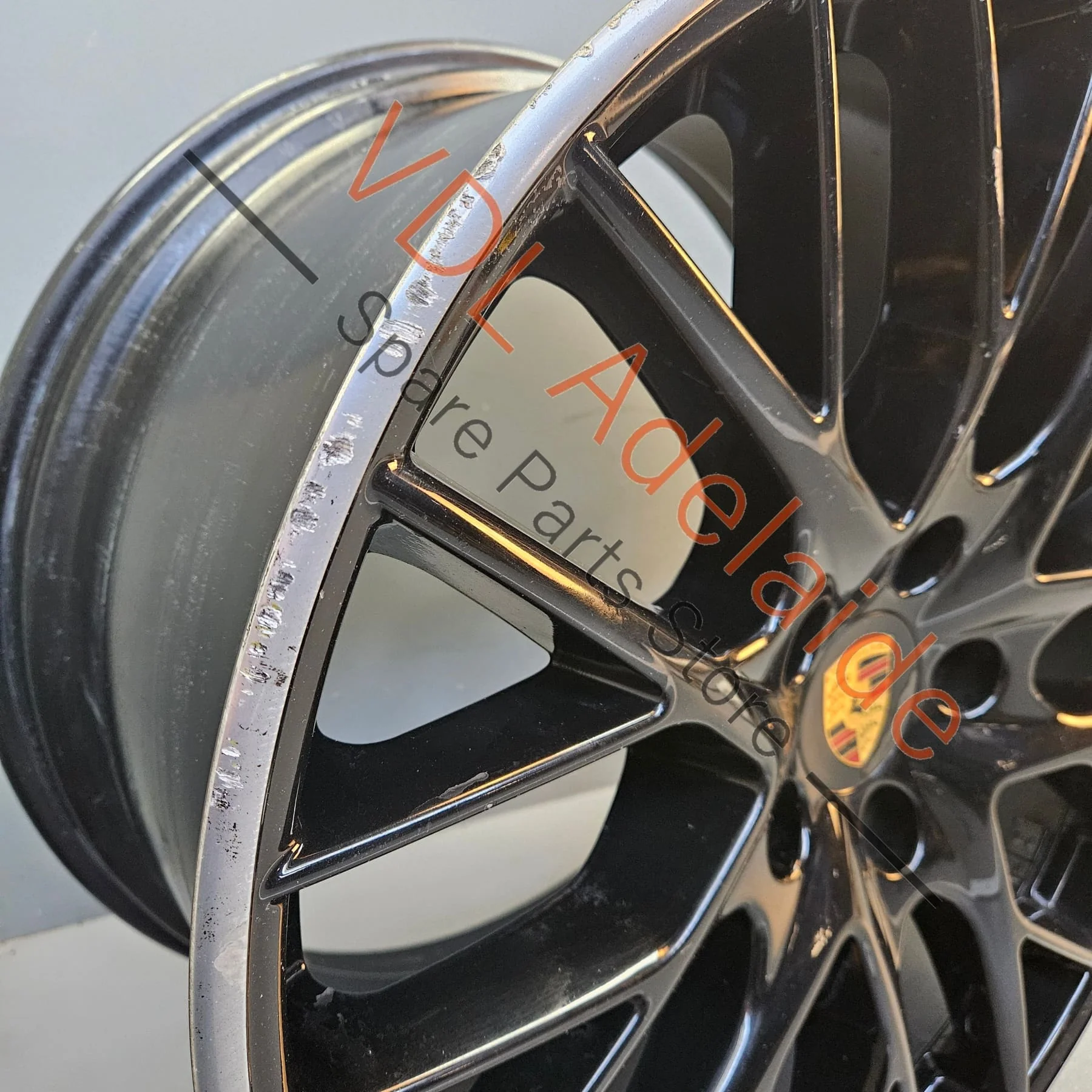 Porsche Panamera Alloy Wheel 21 x 11.5 ET69 suit Rear Gloss Black 971601025K 041 - Image 3