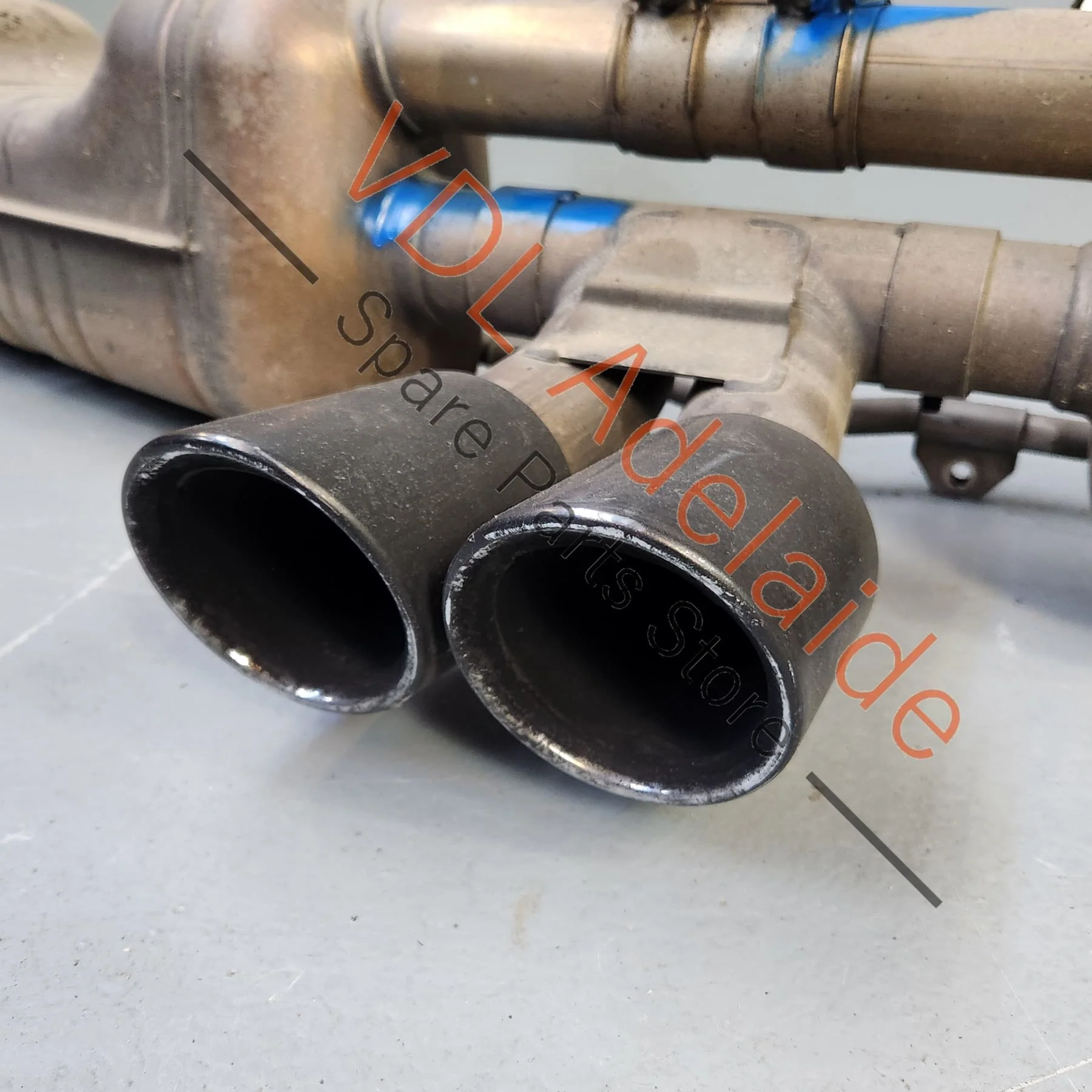 Porsche 981 Cayman Boxster Sport Exhaust Genuine OEM 98111196102 98111123201 98111123101 - Image 3