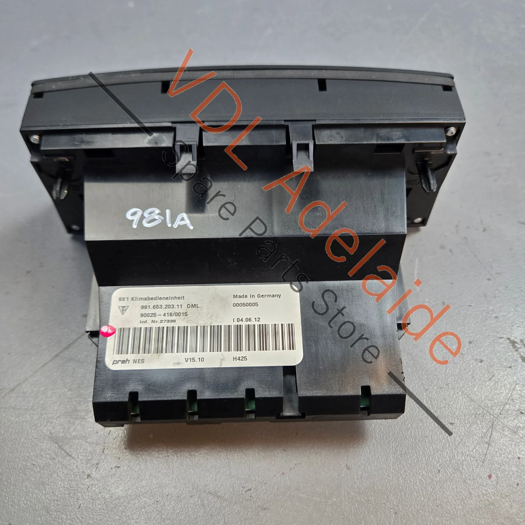 Porsche Boxster Cayman 911 AC Air Conditioning Climate Heater Control Switch 99165320311 99165320315 - Image 3